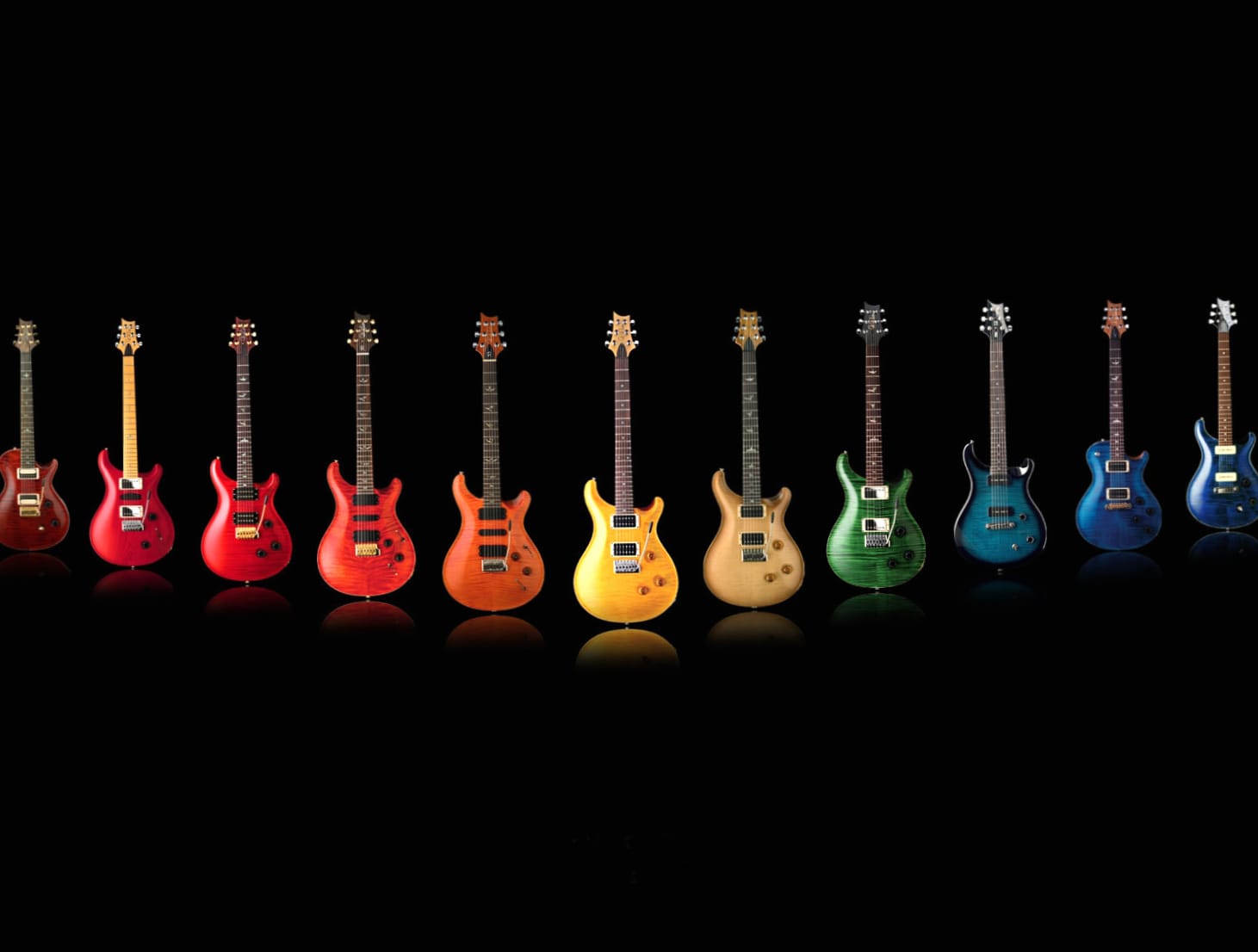 Colorful Guitar Symphony - wallpapers HD quality