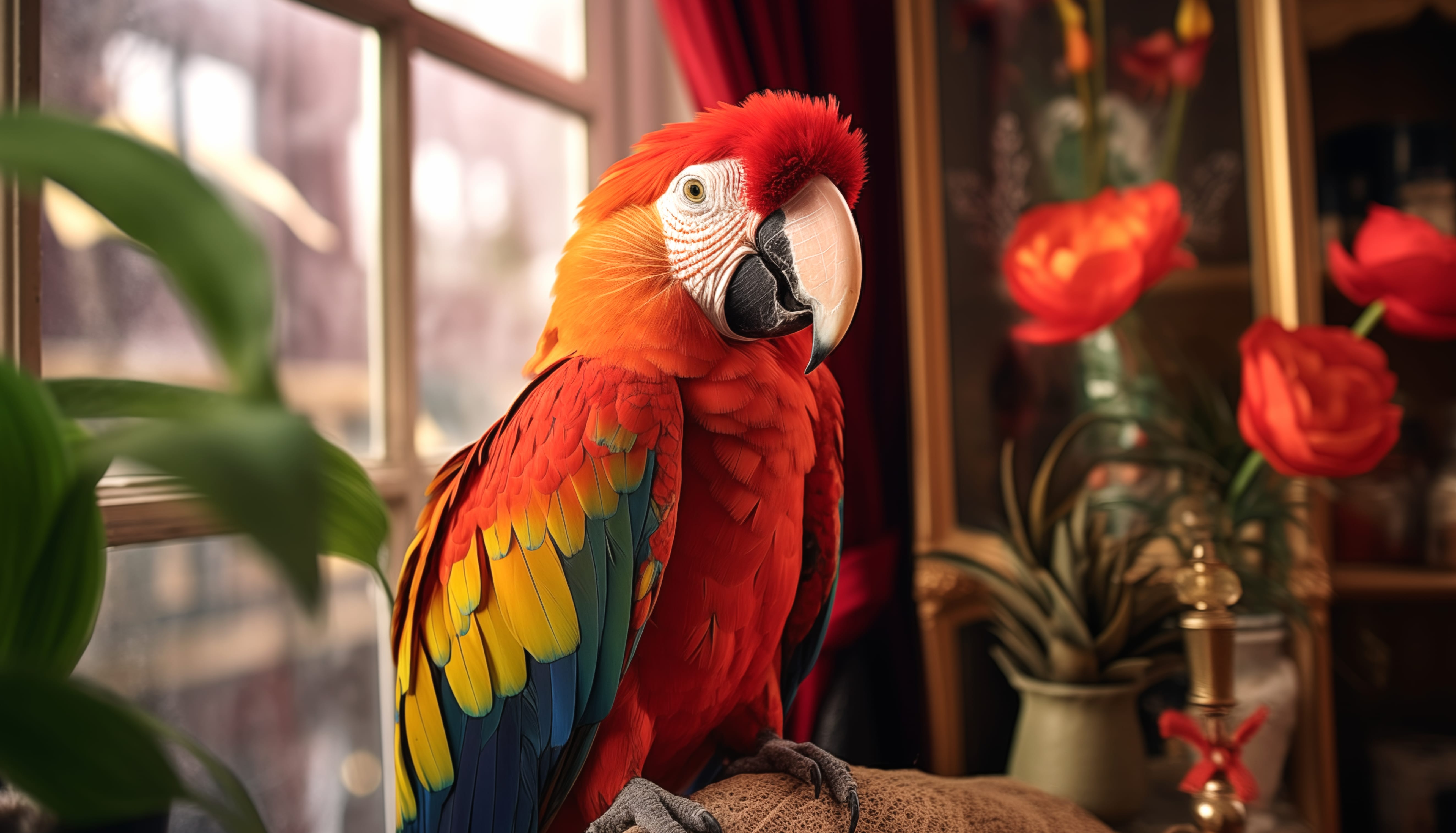 Colorful Parrot HD Desktop Wallpaper wallpapers HD quality