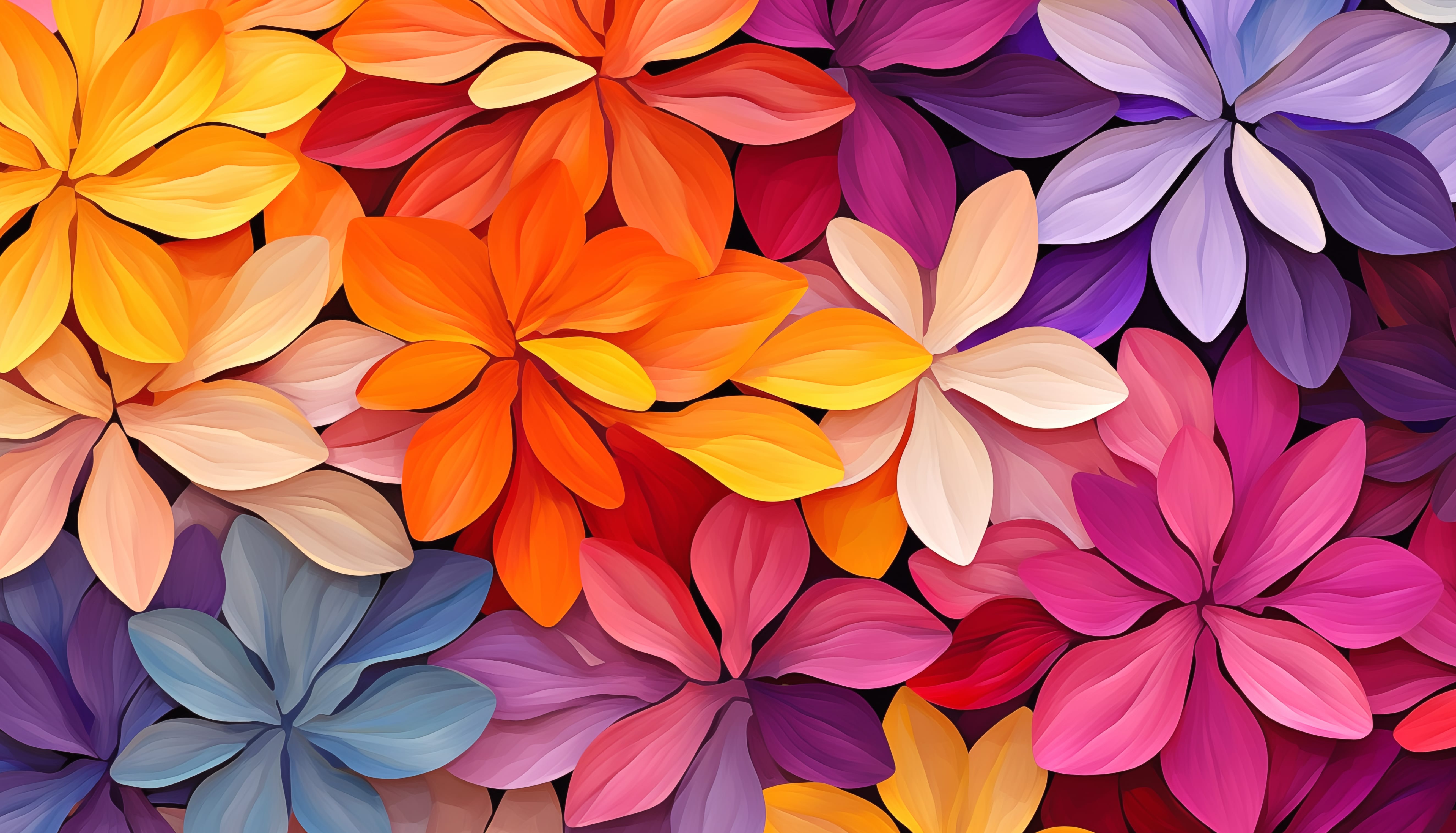 Colorful Petal Mosaic wallpapers HD quality