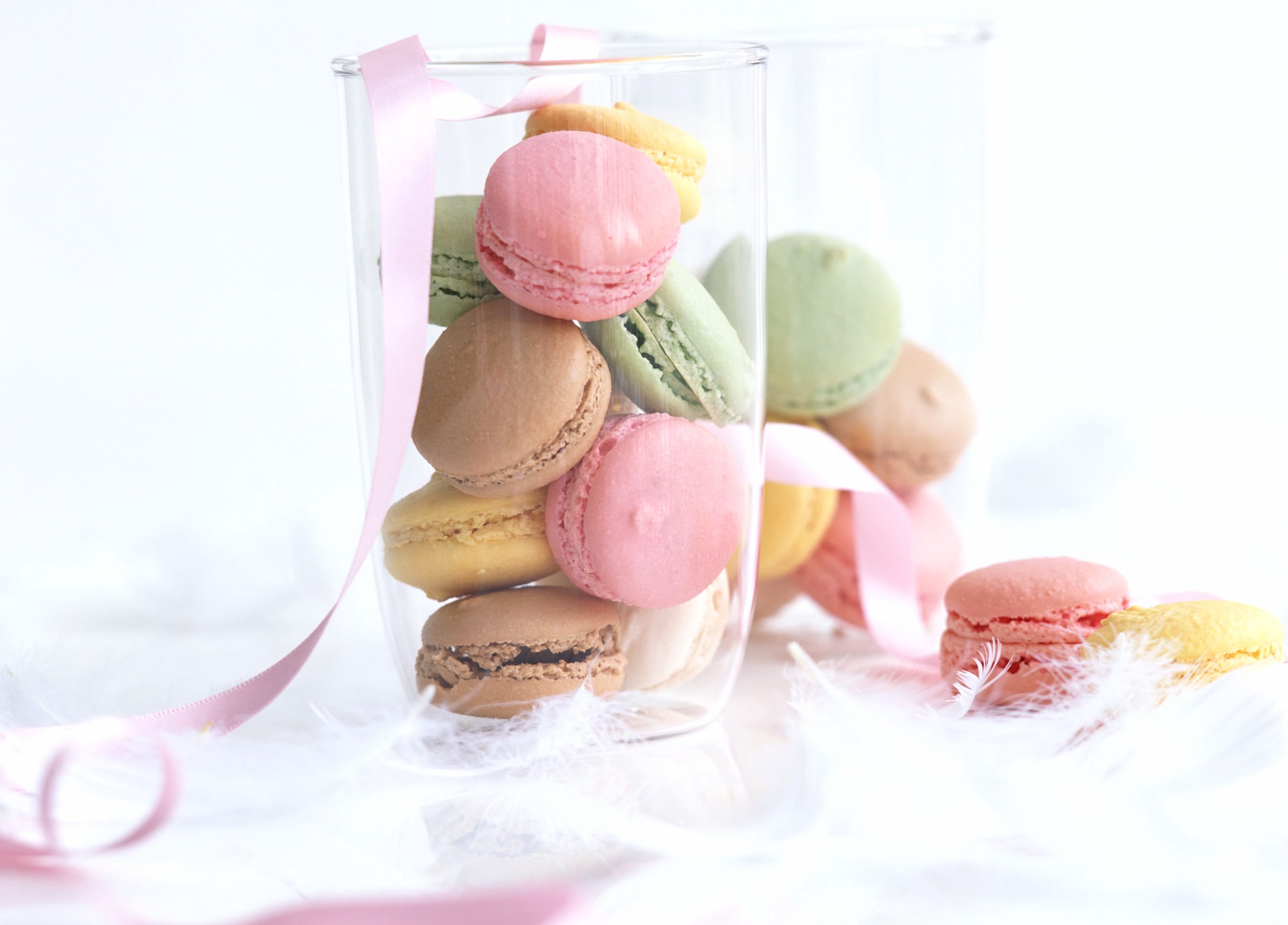 Colors Glass Sweets Food Macaron wallpapers HD quality