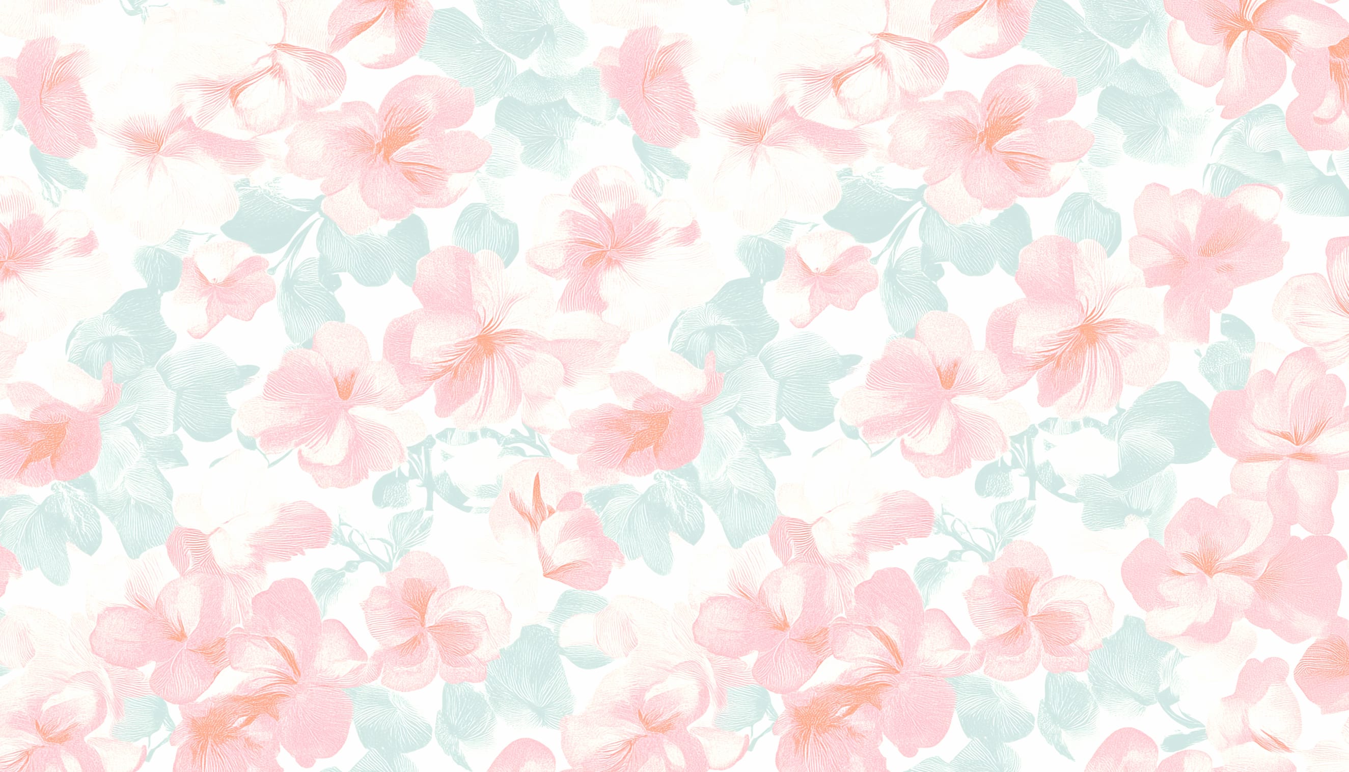 Coquette Floral Aesthetic at 2048 x 2048 iPad size wallpapers HD quality