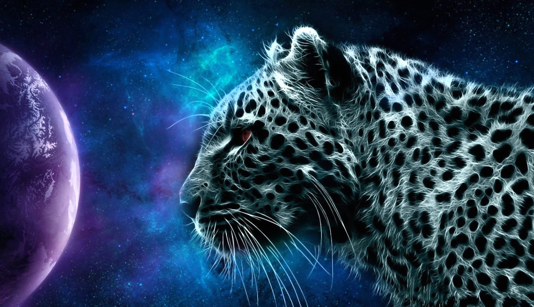 Cosmic Leopard at 1152 x 864 size wallpapers HD quality