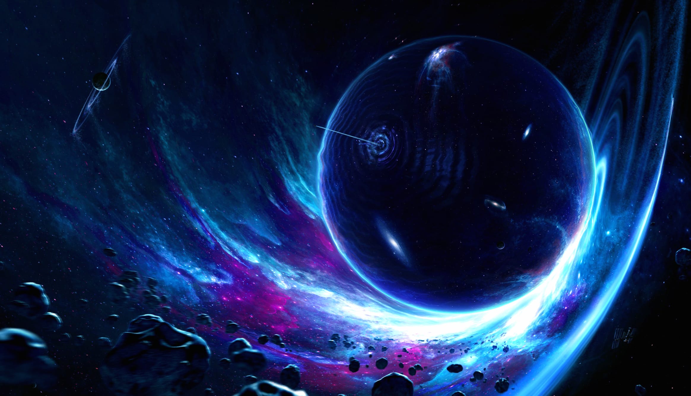 Cosmic Odyssey Sci-Fi Planet wallpapers HD quality