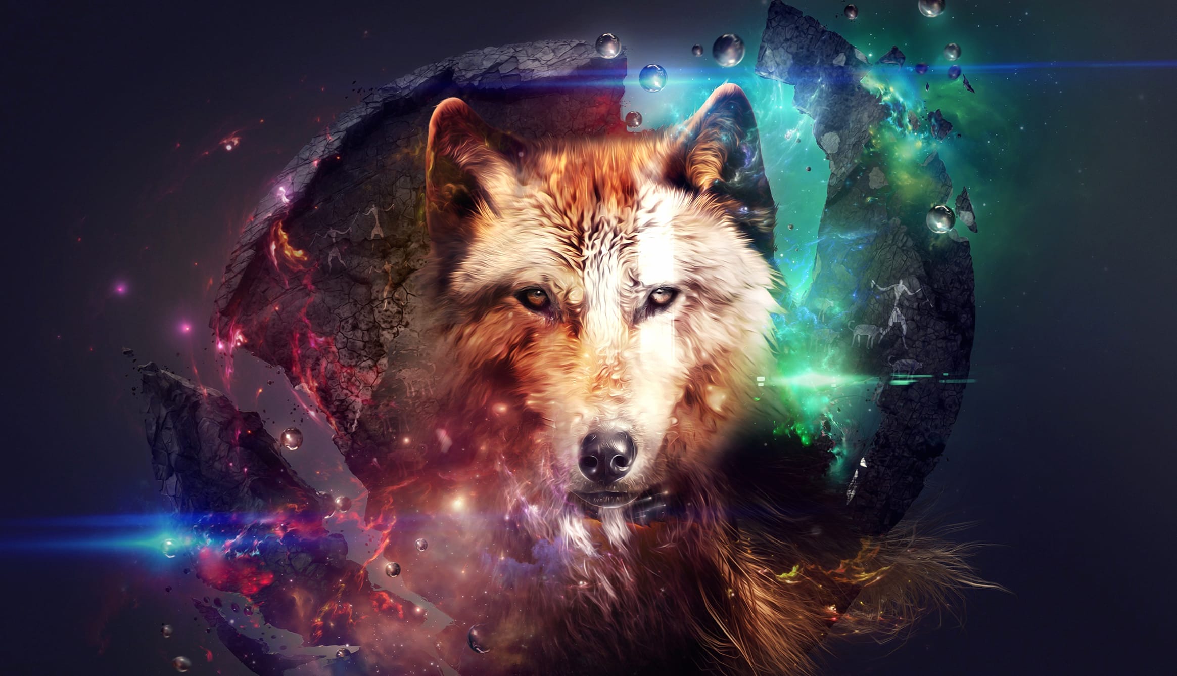 Cosmic Wolf wallpapers HD quality