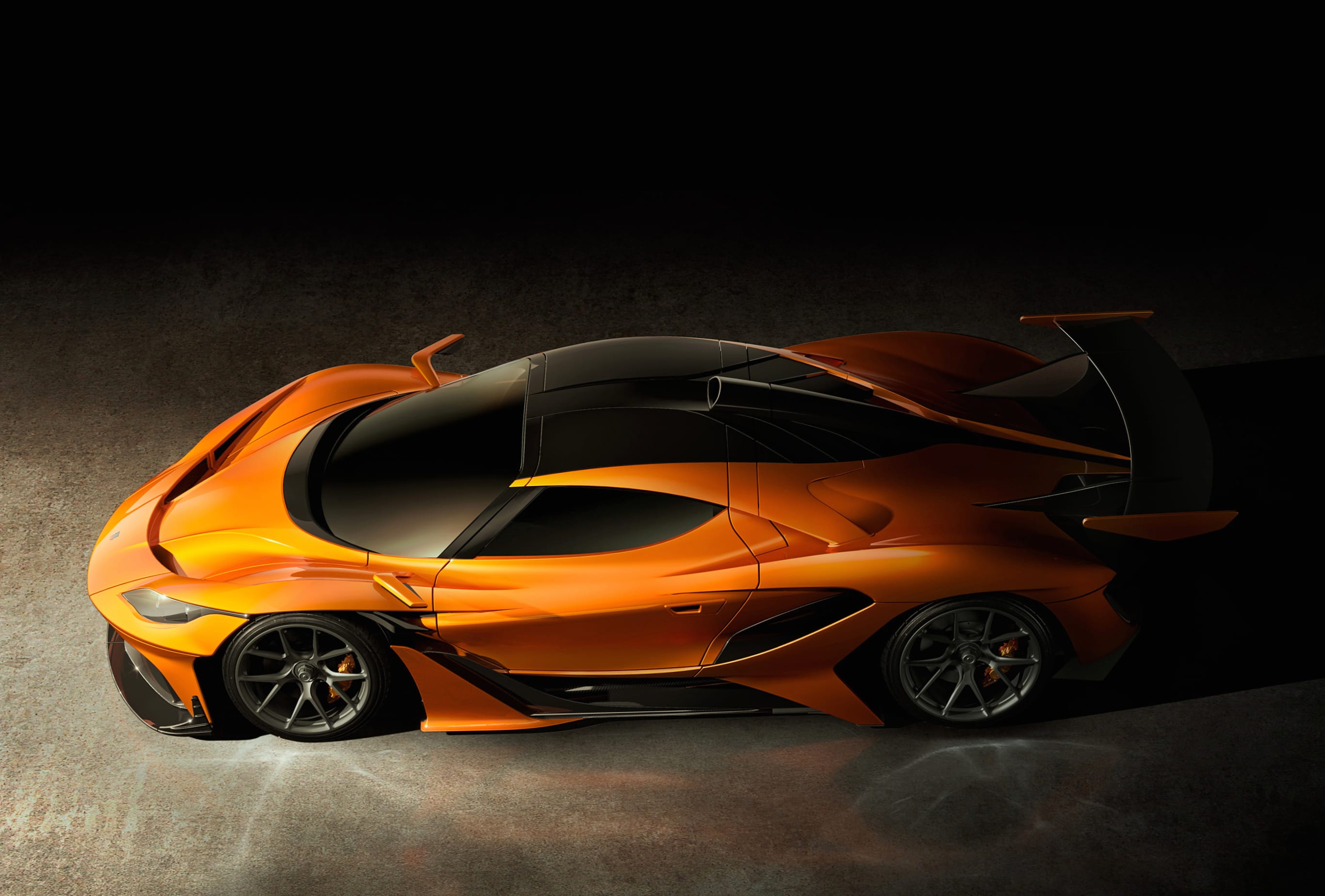 Coupé Concept Car Vehicle Apollo Arrow at 640 x 960 iPhone 4 size wallpapers HD quality