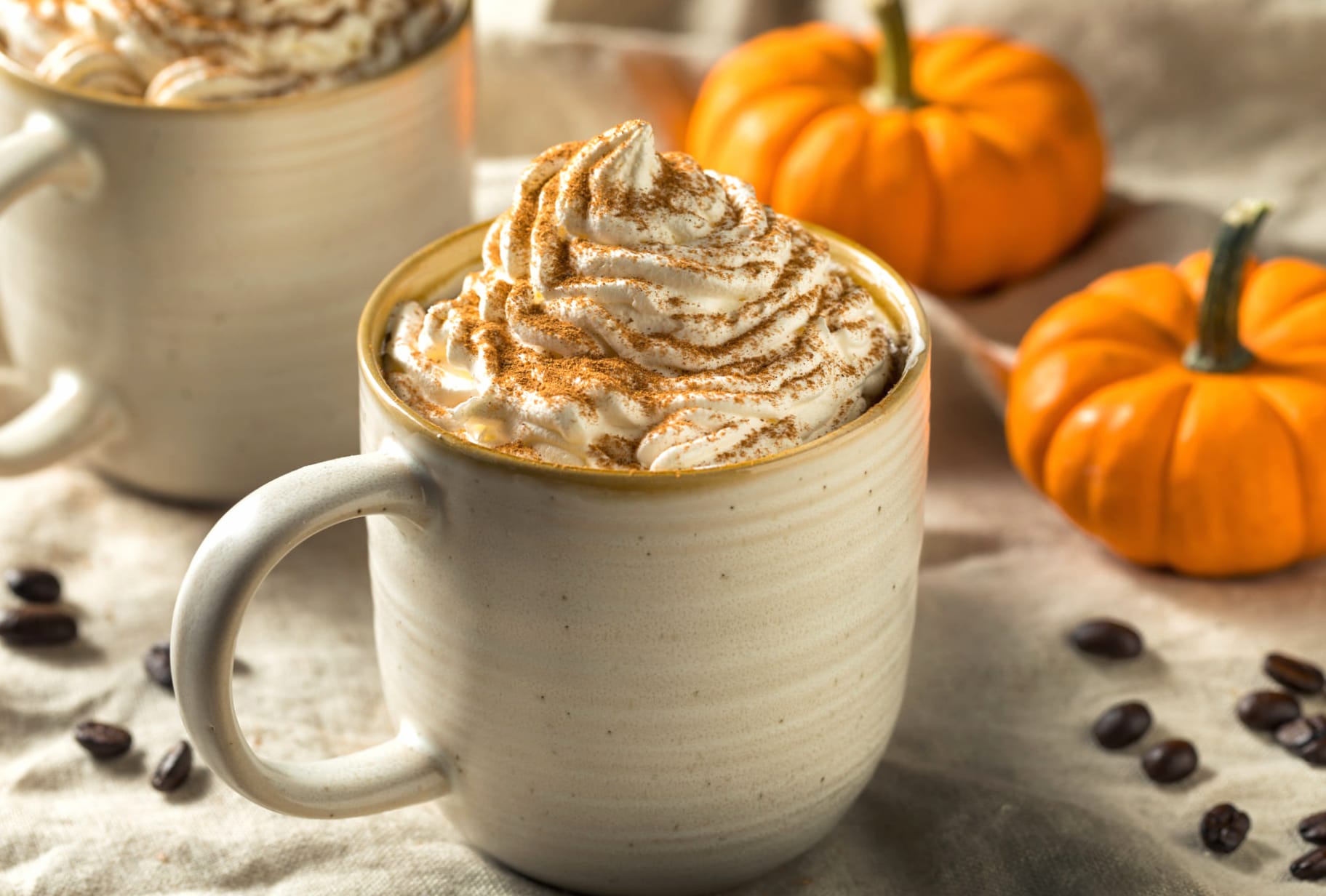 Cozy Pumpkin Spice Coffee at 2048 x 2048 iPad size wallpapers HD quality