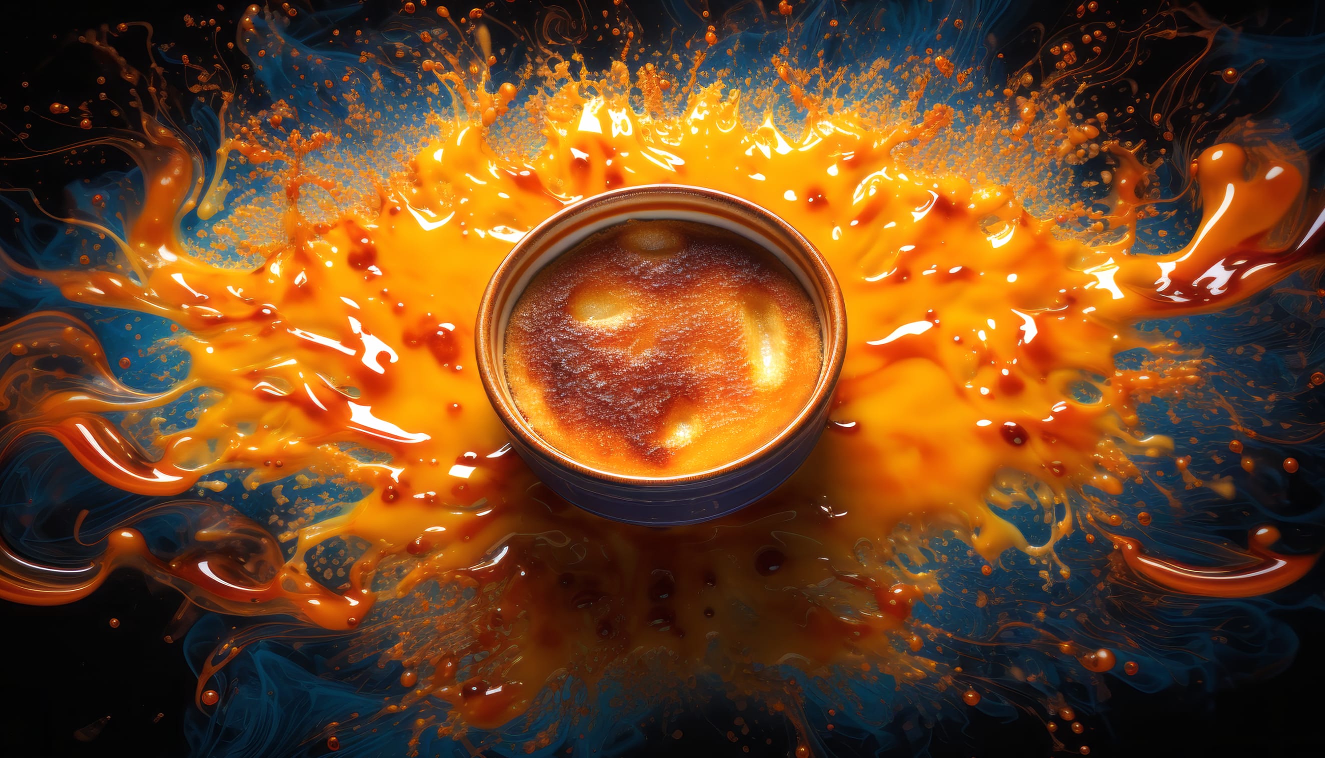 Crème Brûlée Explosion wallpapers HD quality