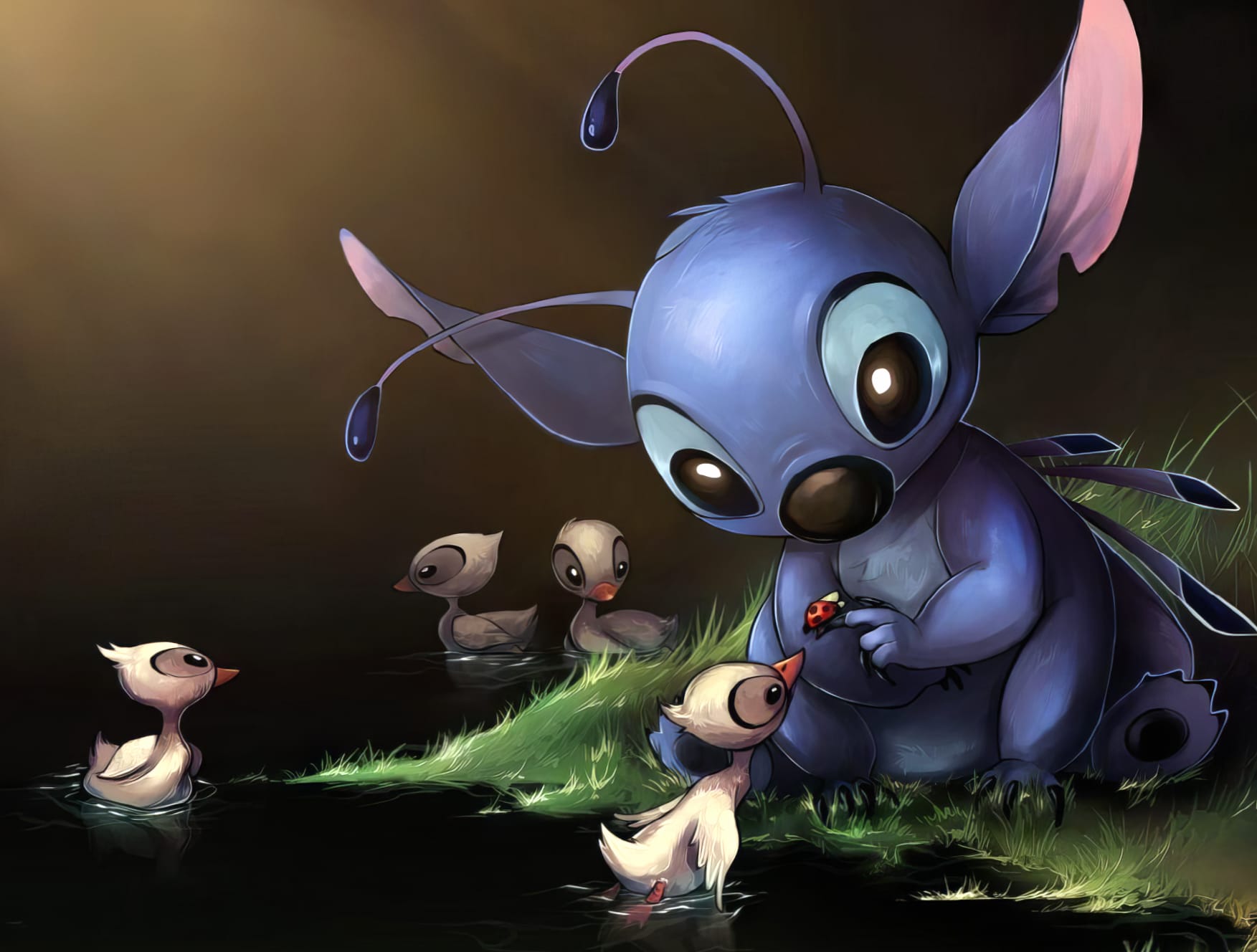 Cute Stitch from Lilo & Stitch wallpapers HD quality