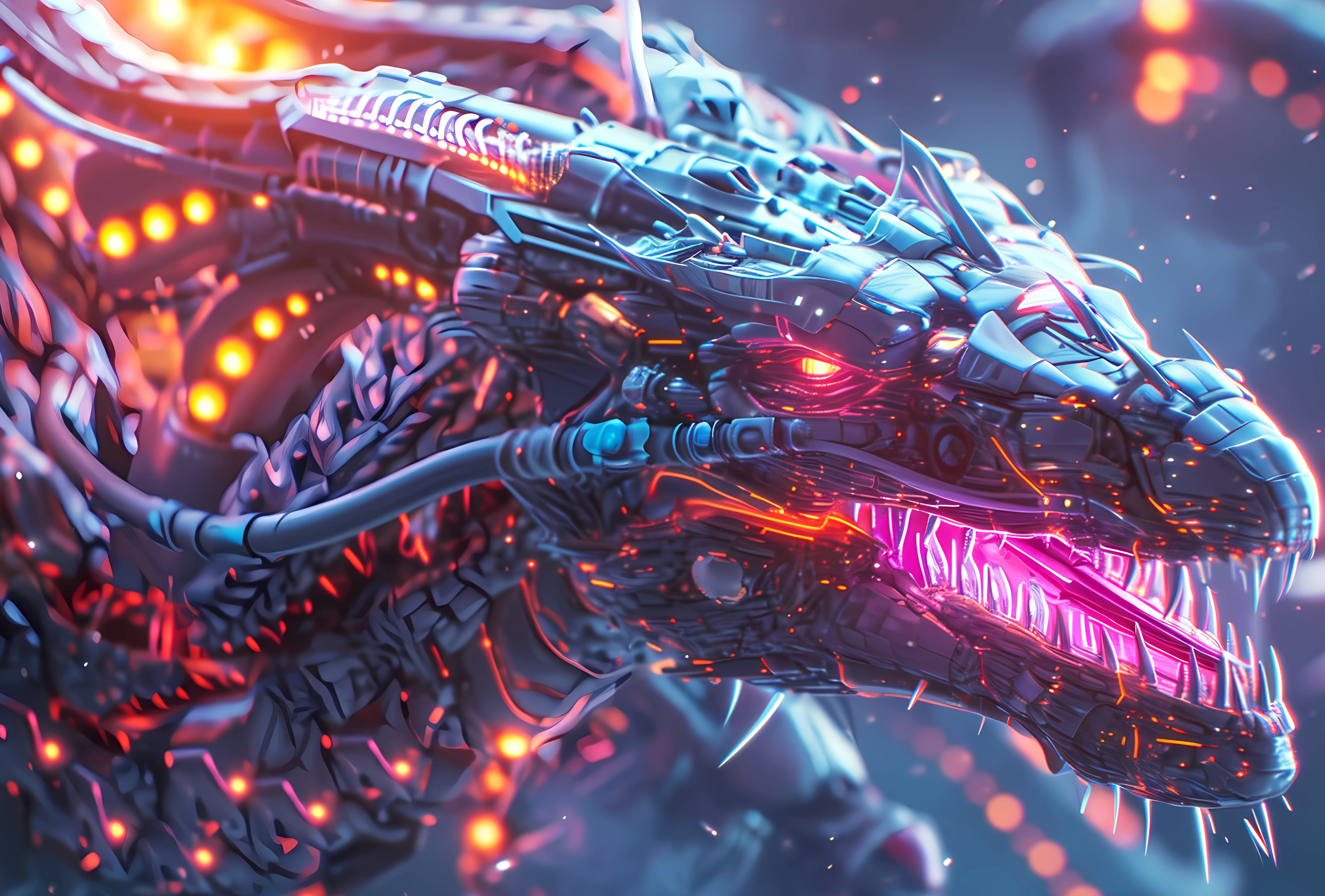 Cybernetic dragon 1 wallpapers HD quality