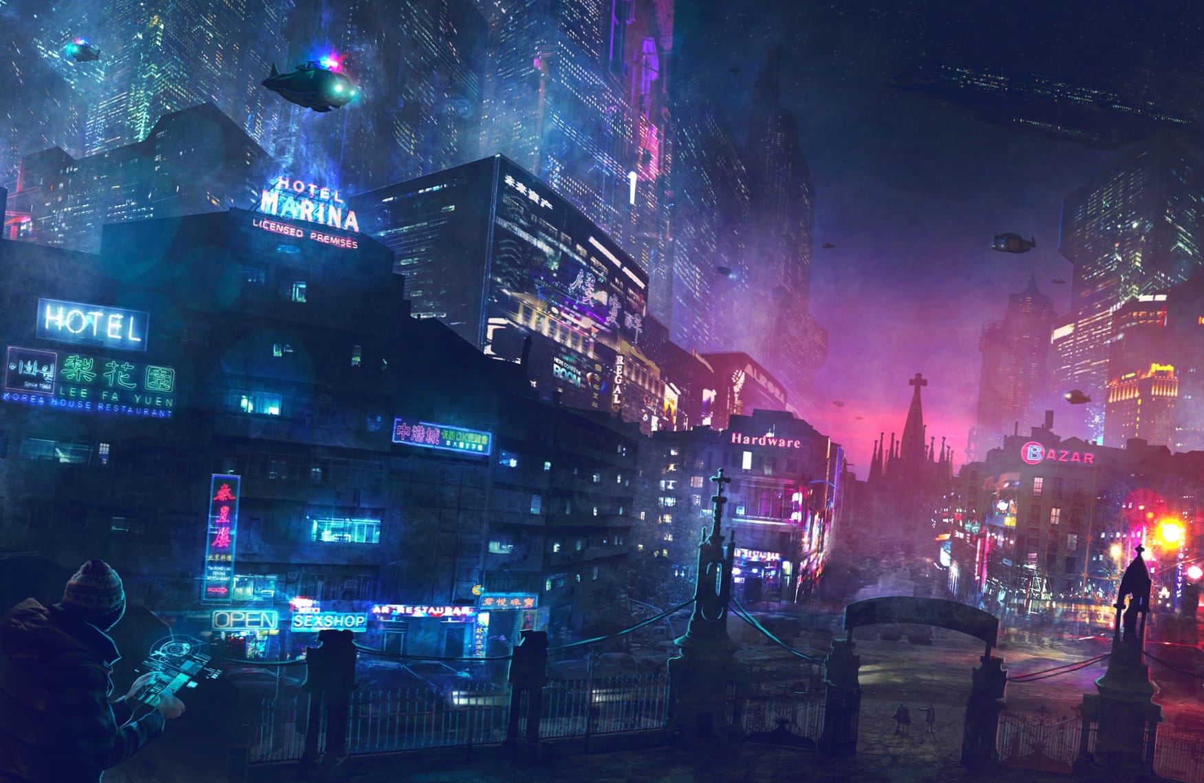 Cyberpunk Nightscape wallpapers HD quality