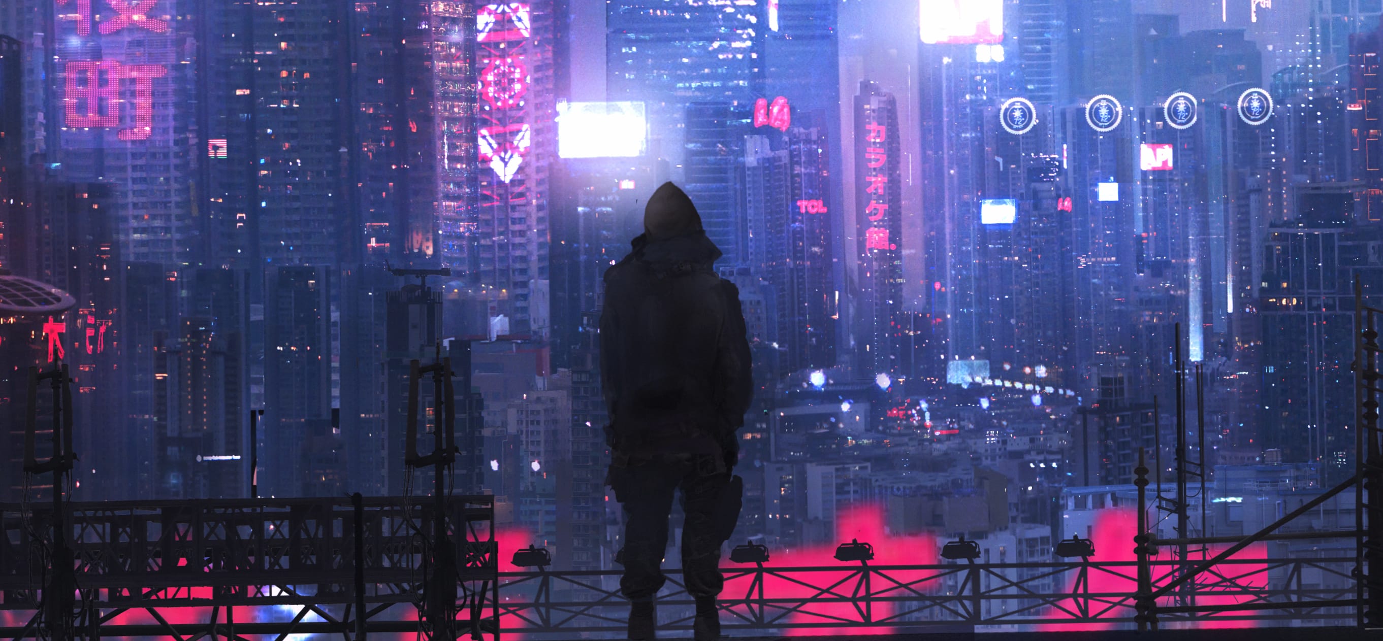 Cyberpunk Sci-Fi Cityscape wallpapers HD quality