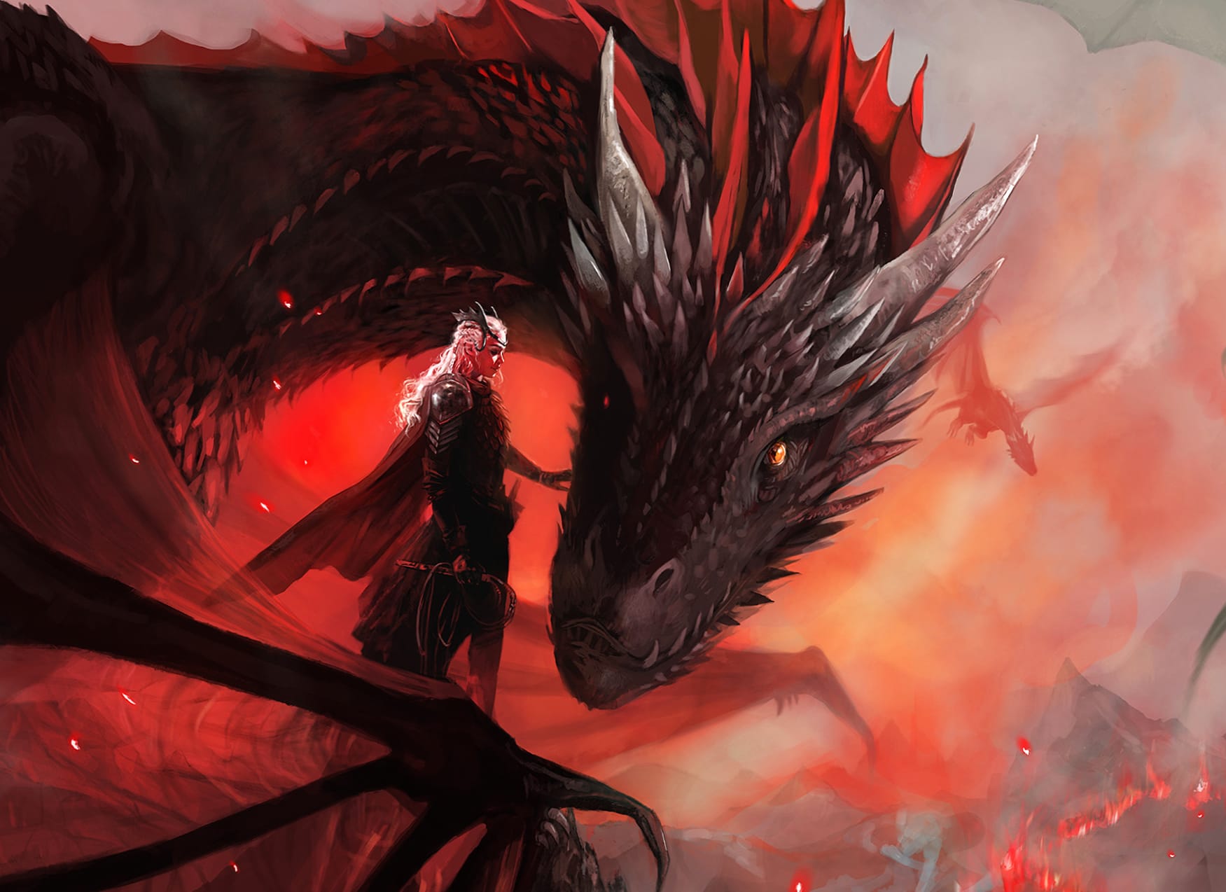 Daenerys Targaryen & Dragon - Game of Thrones wallpapers HD quality