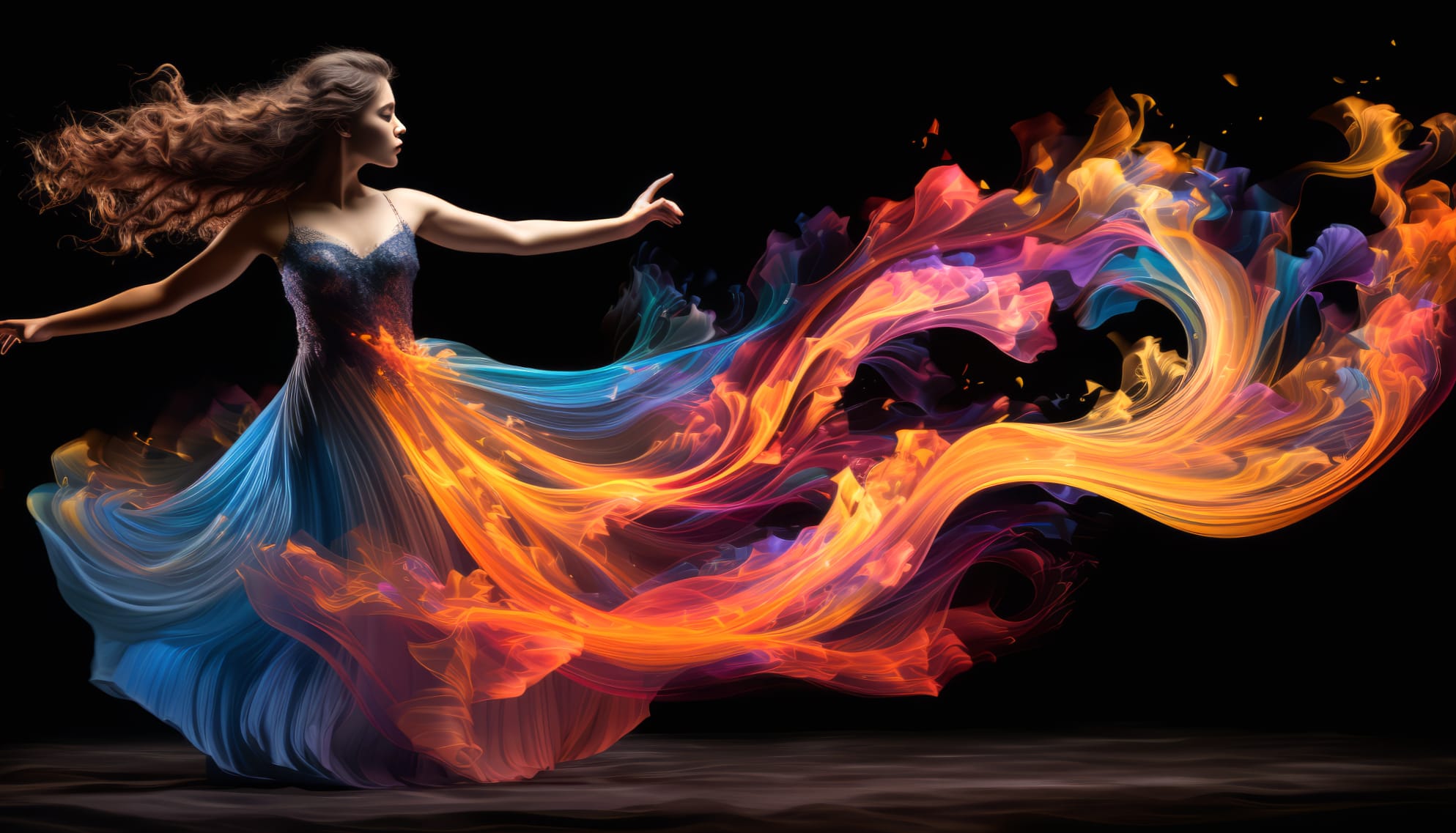 Dancing Flames Dress wallpapers HD quality