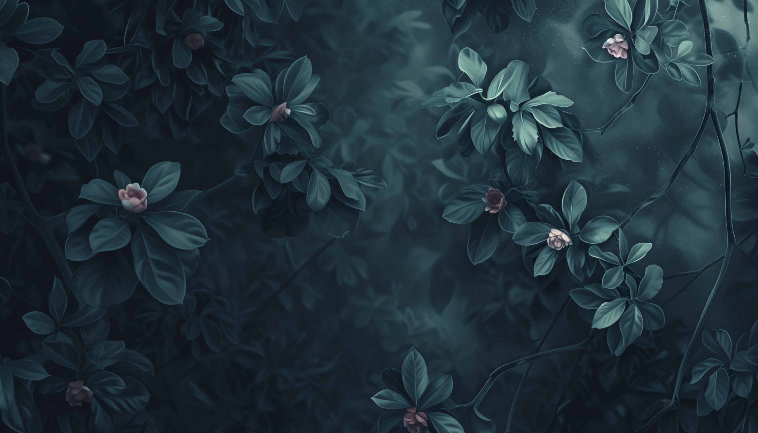 Dark Aesthetic Floral at 2048 x 2048 iPad size wallpapers HD quality