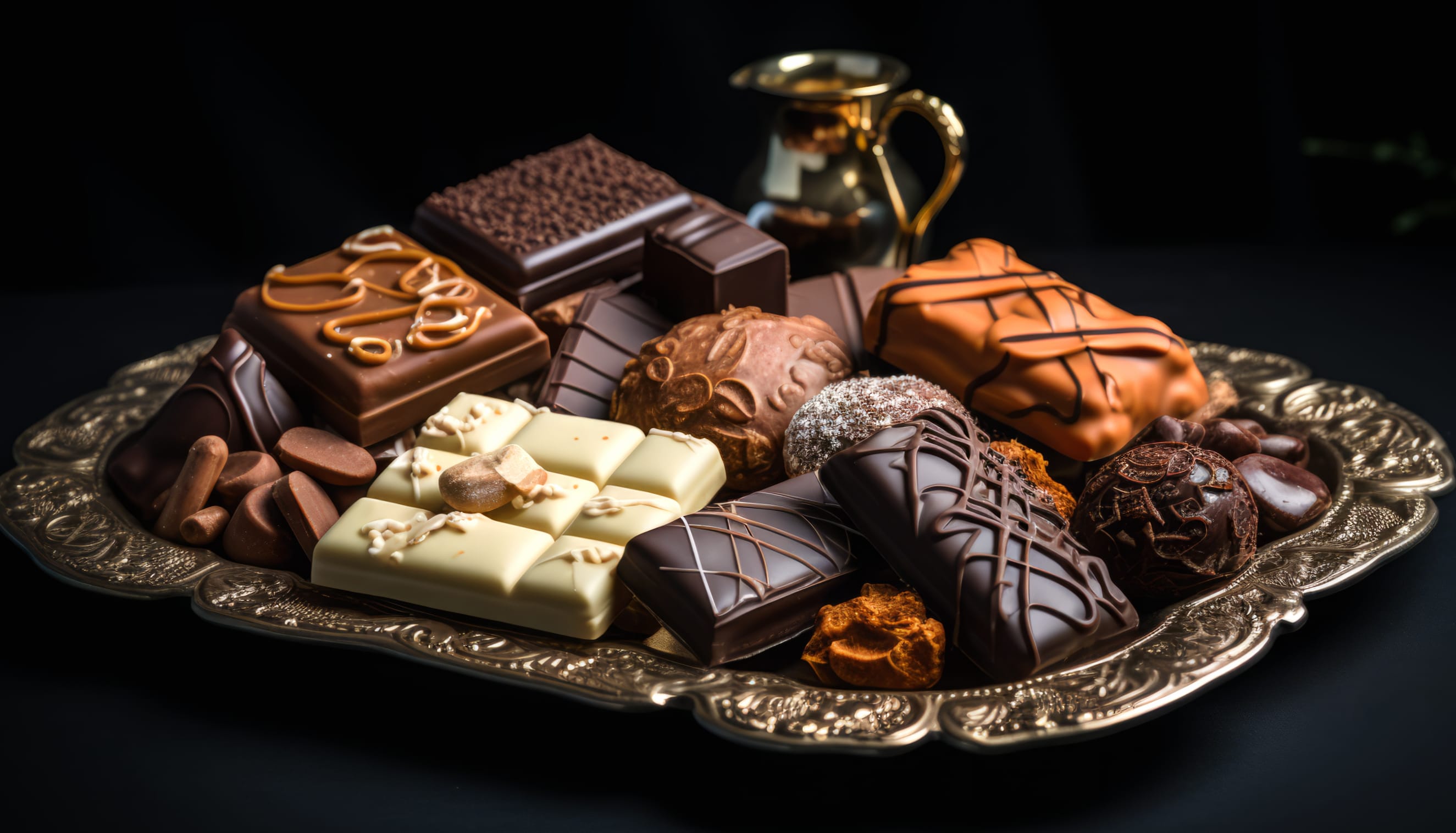 Decadent Chocolate Assortment at 640 x 1136 iPhone 5 size wallpapers HD quality