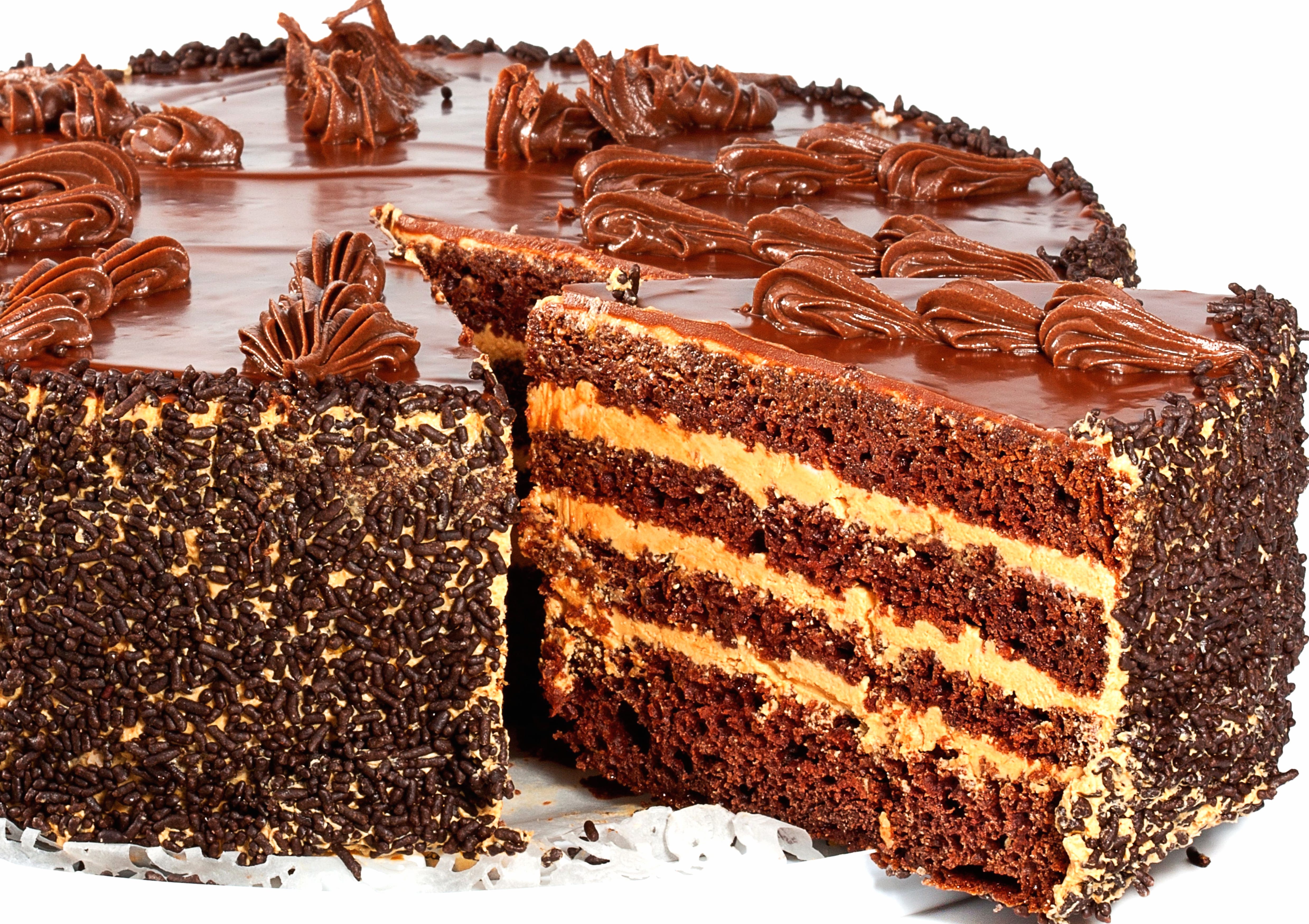 Decadent Chocolate Cake - at 1680 x 945 HD size wallpapers HD quality