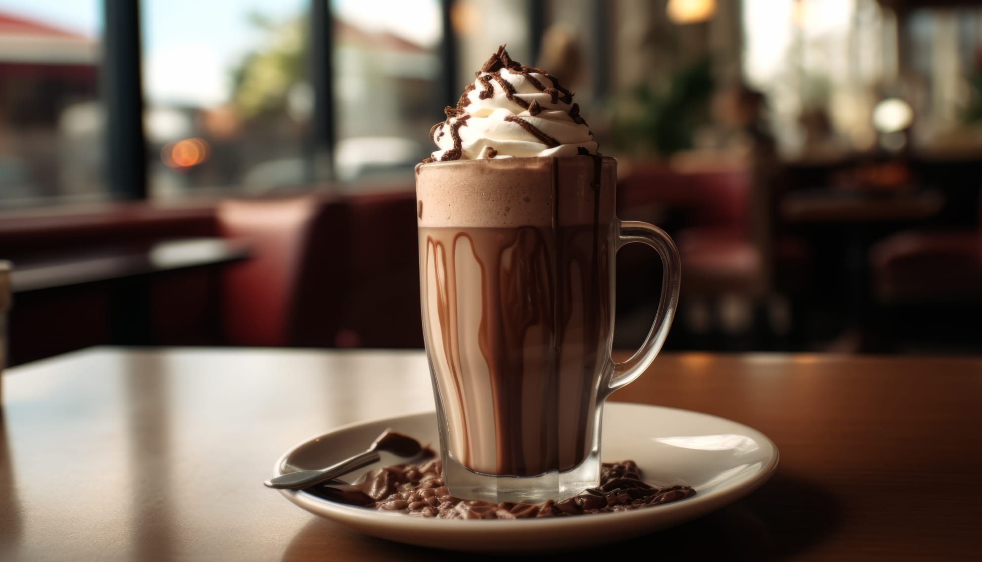 Decadent Chocolate Milkshake at 1334 x 750 iPhone 7 size wallpapers HD quality