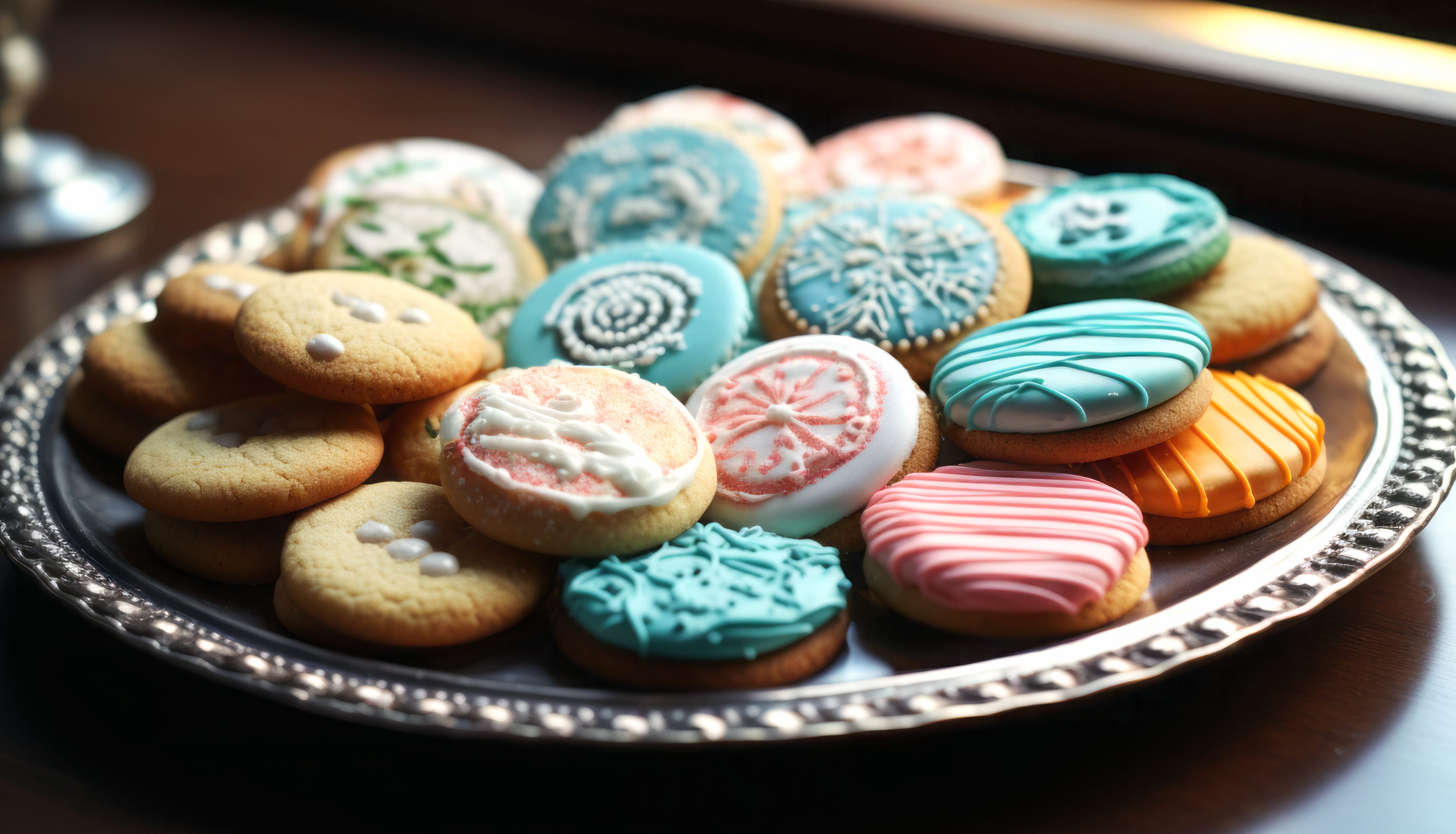 Delectable Sugar Cookie Assortment wallpapers HD quality