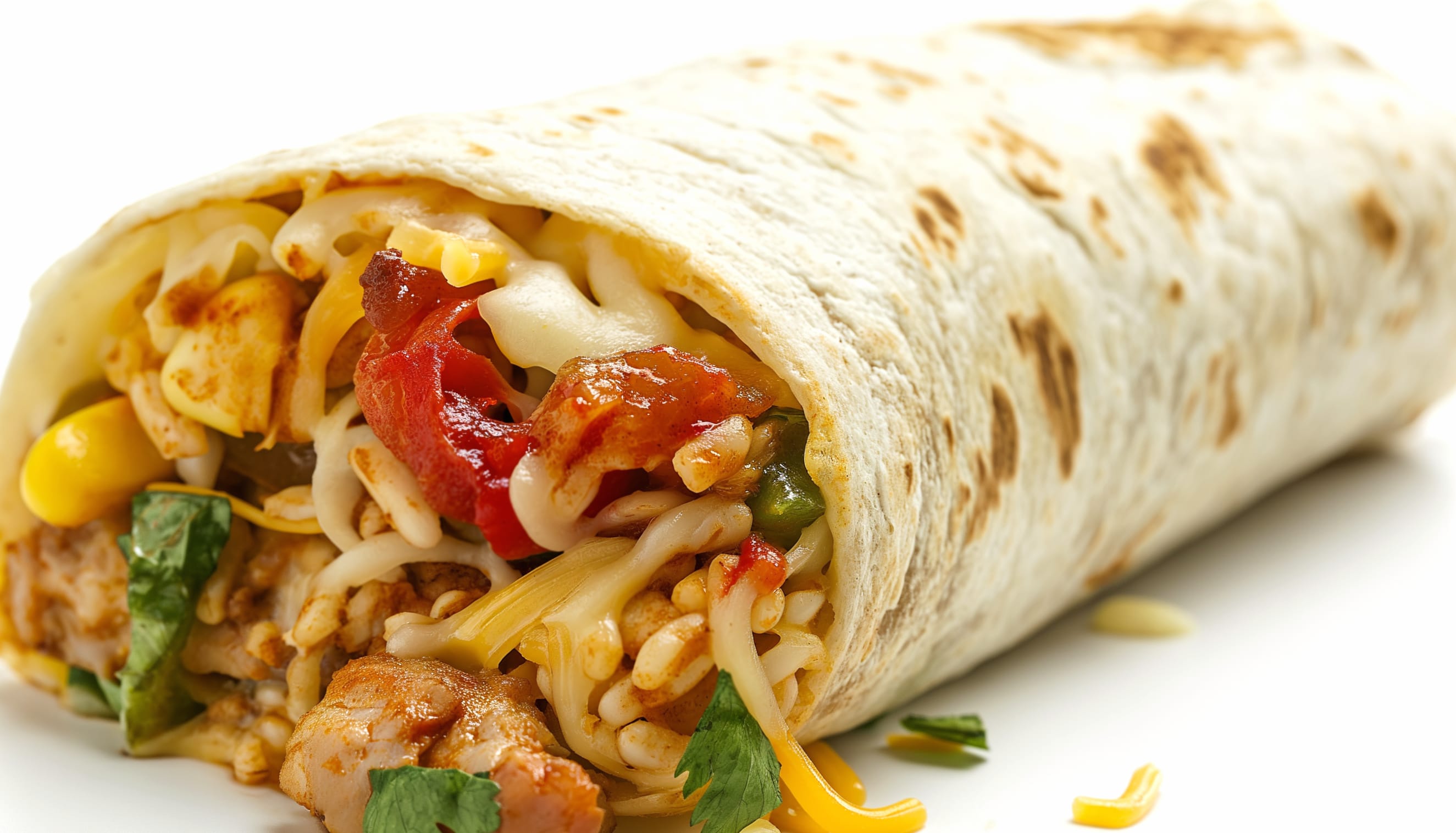 Delicious Burrito - Savory Mexican Cuisine Background wallpapers HD quality