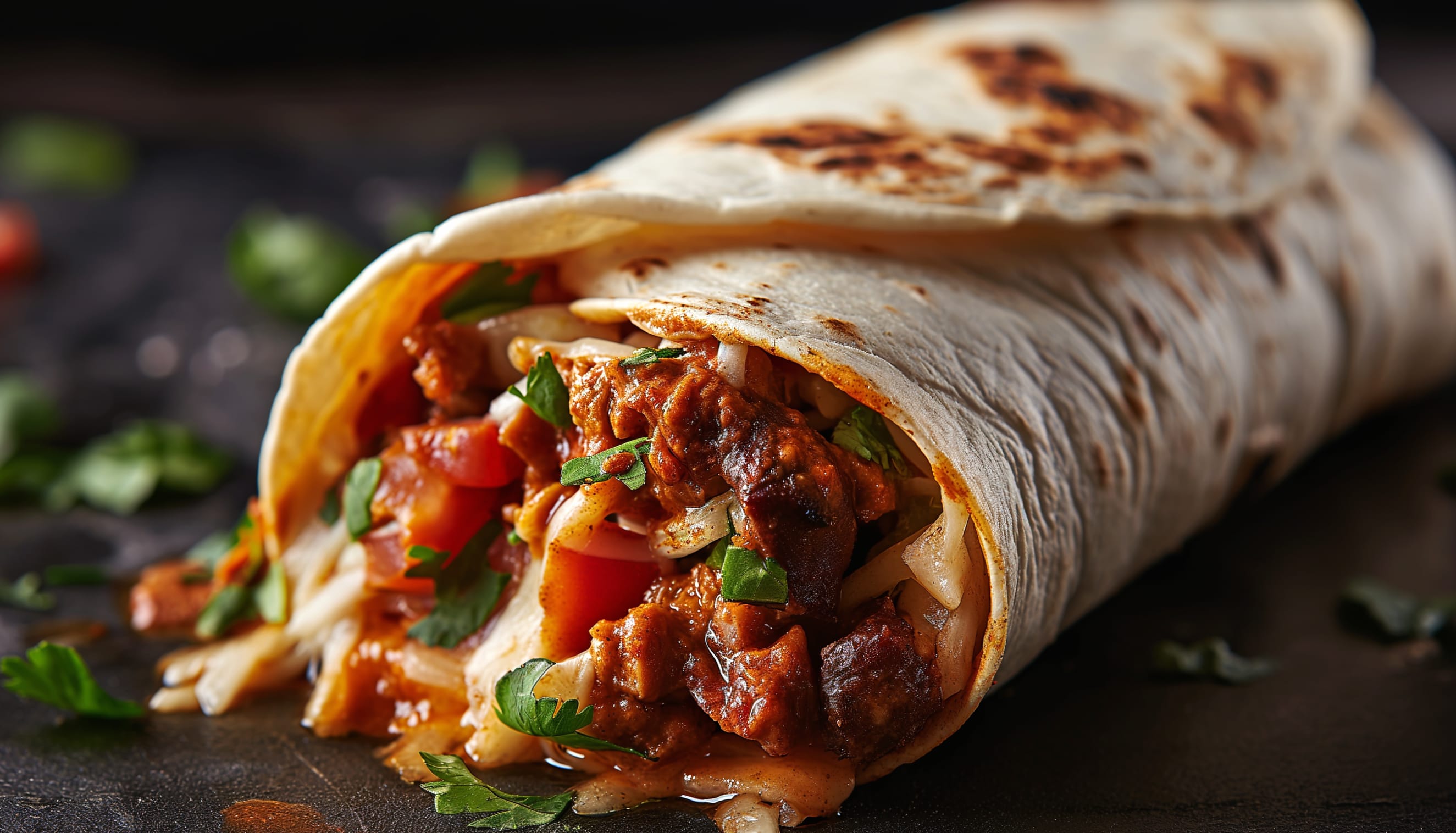 Delicious Burrito Food Background wallpapers HD quality