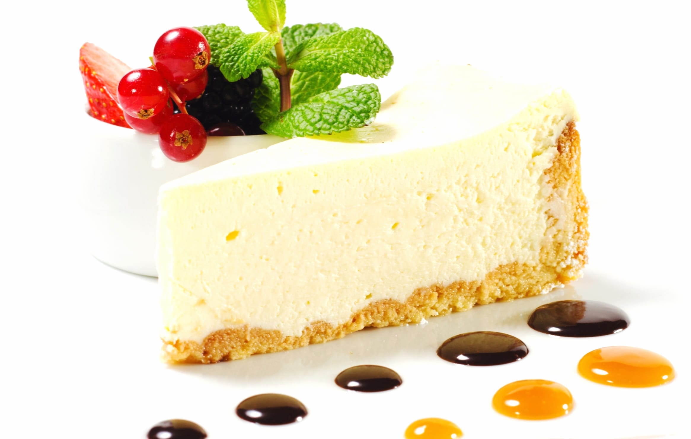 Delicious Dessert Delight of Creamy Cheesecake wallpapers HD quality