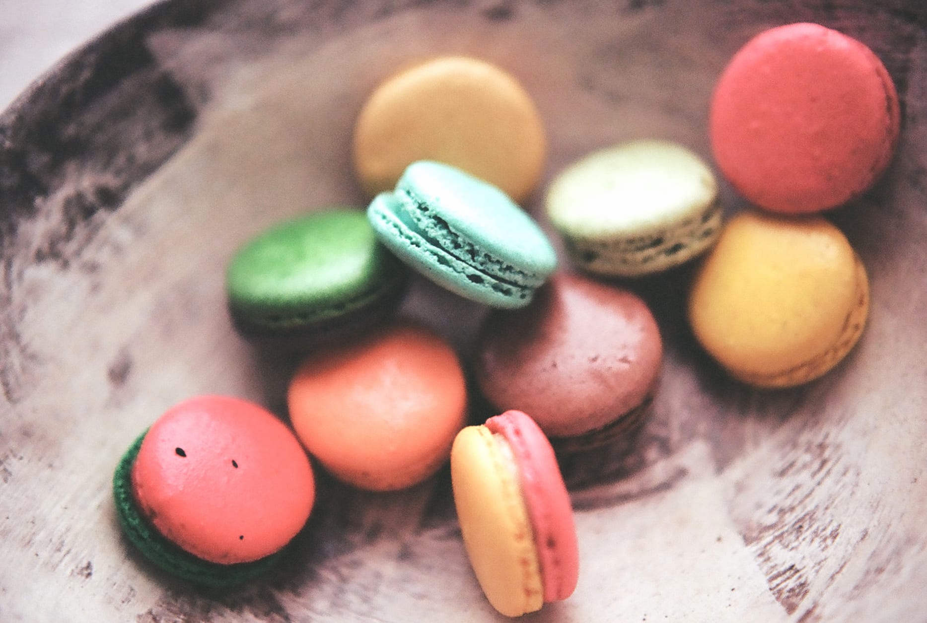 Delicious Macarons A Colorful Dessert at 750 x 1334 iPhone 6 size wallpapers HD quality