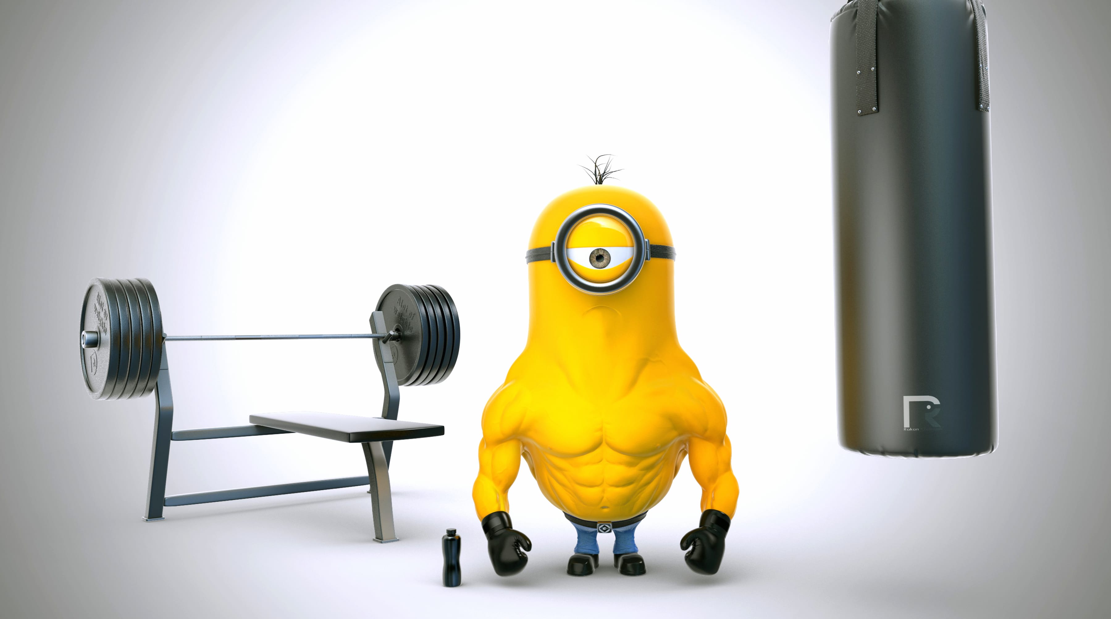 Despicable Me Buff Minion wallpapers HD quality