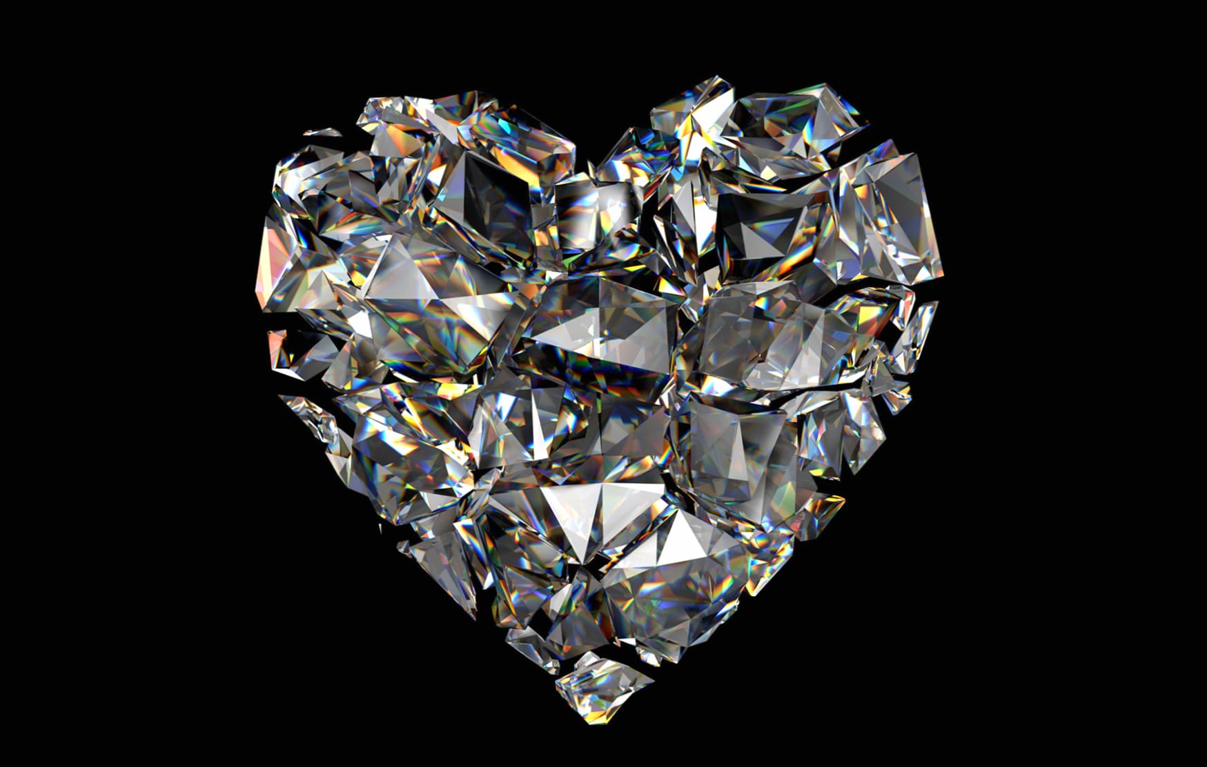 Diamond Heart Nature at 1680 x 945 HD size wallpapers HD quality