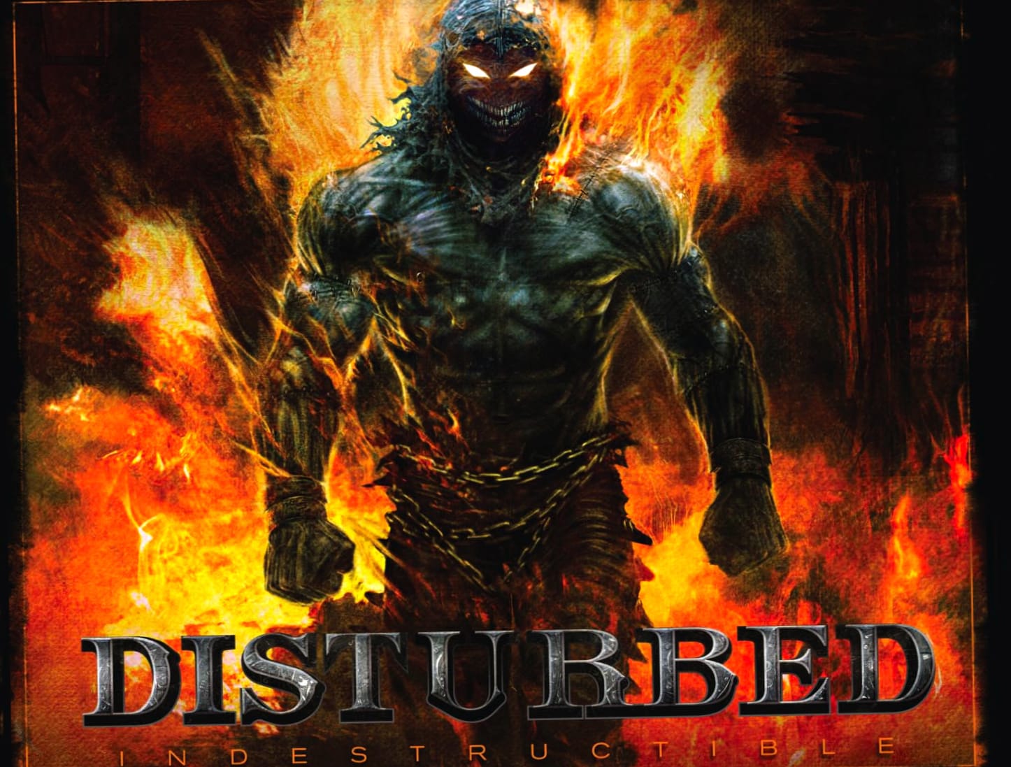 Disturbed HD Music Wallpaper at 640 x 1136 iPhone 5 size wallpapers HD quality