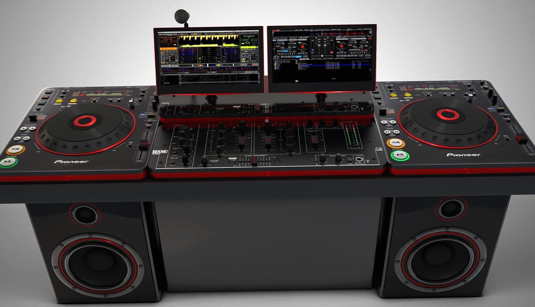 DJ Deck at 640 x 960 iPhone 4 size wallpapers HD quality