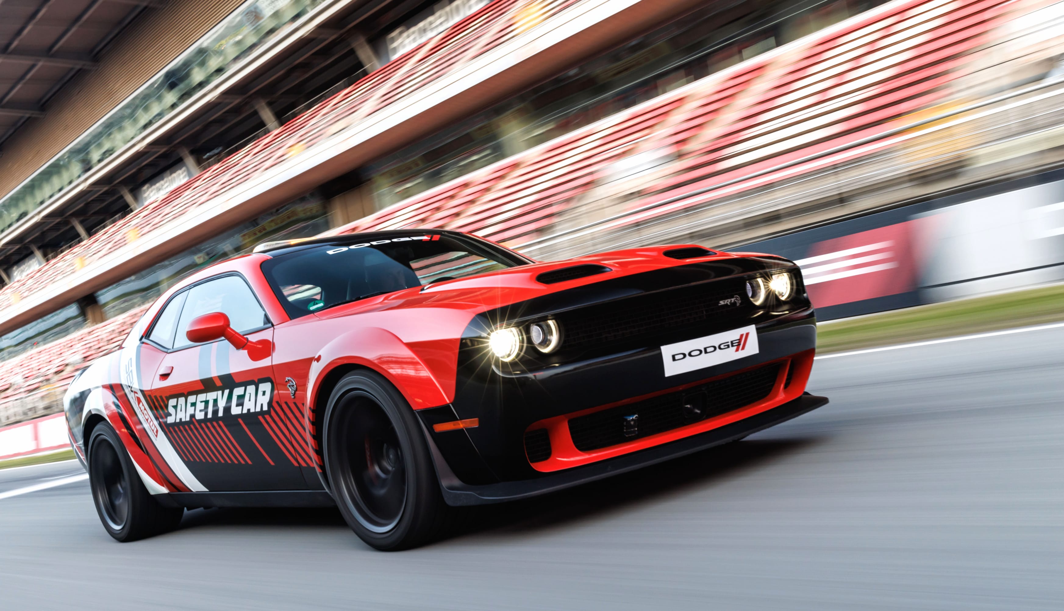 Dodge Challenger SRT Hellcat Safety Car wallpapers HD quality