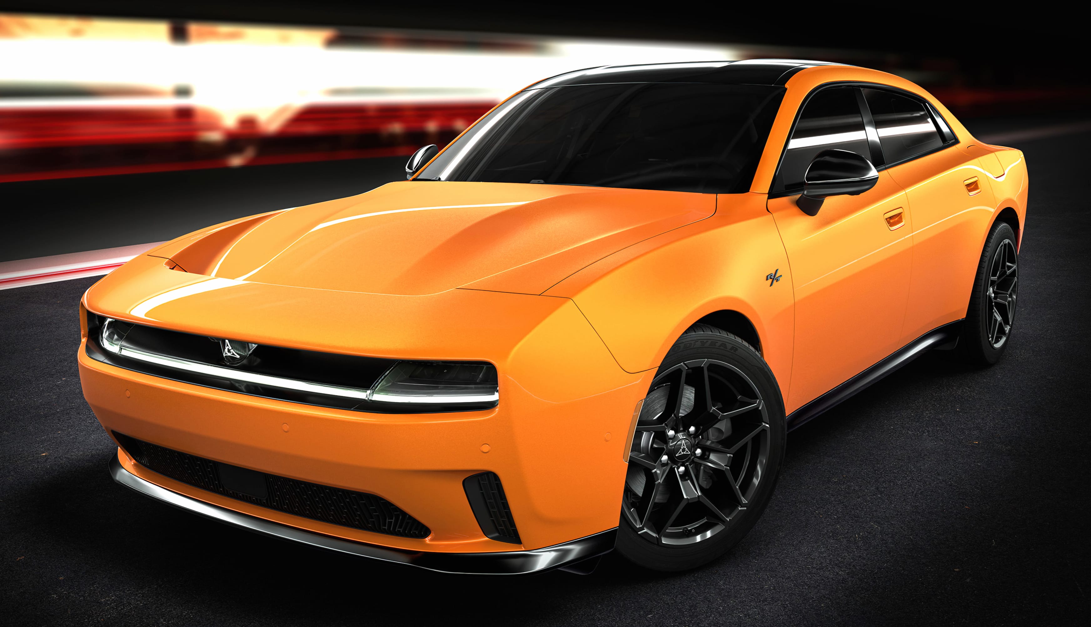 Dodge Charger Daytona RT 2025 at 2048 x 2048 iPad size wallpapers HD quality