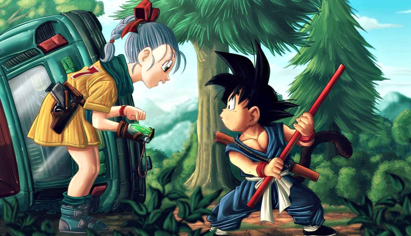 Dragon Ball Z - Goku & Bulma Adventure wallpapers HD quality