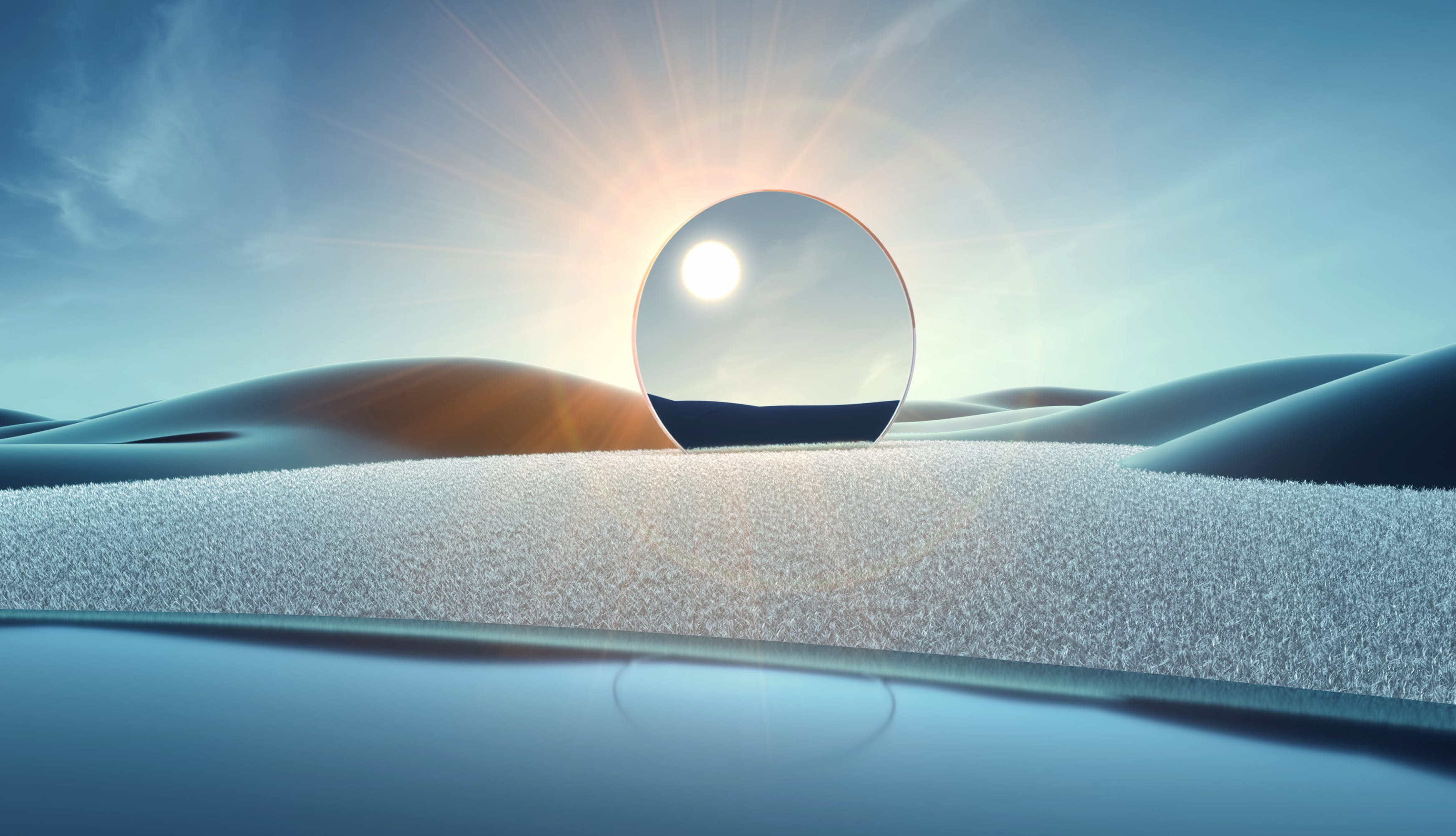 Dreamlike Desert at 640 x 960 iPhone 4 size wallpapers HD quality