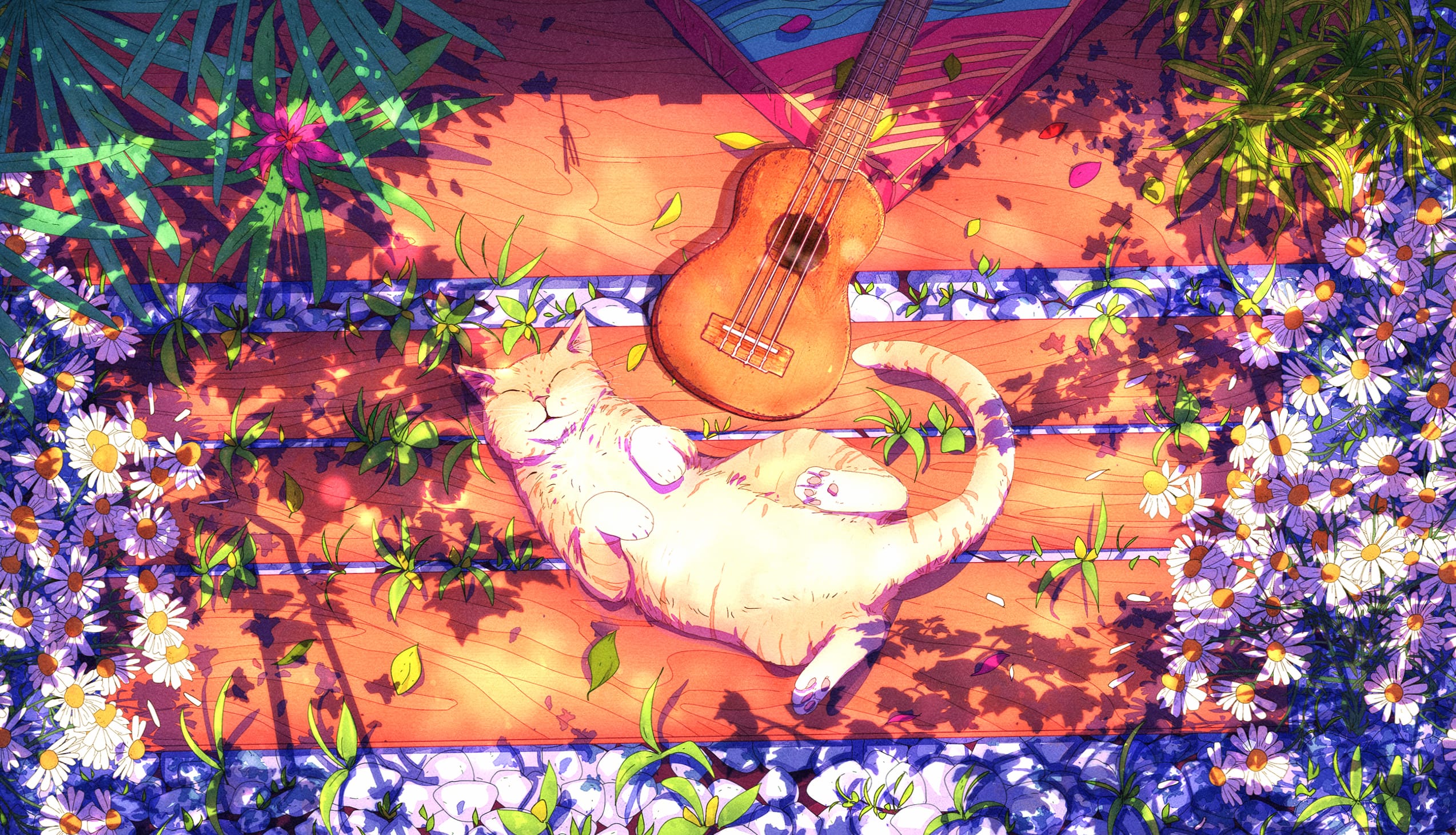 Dreamy Catnap Fantasy - wallpapers HD quality