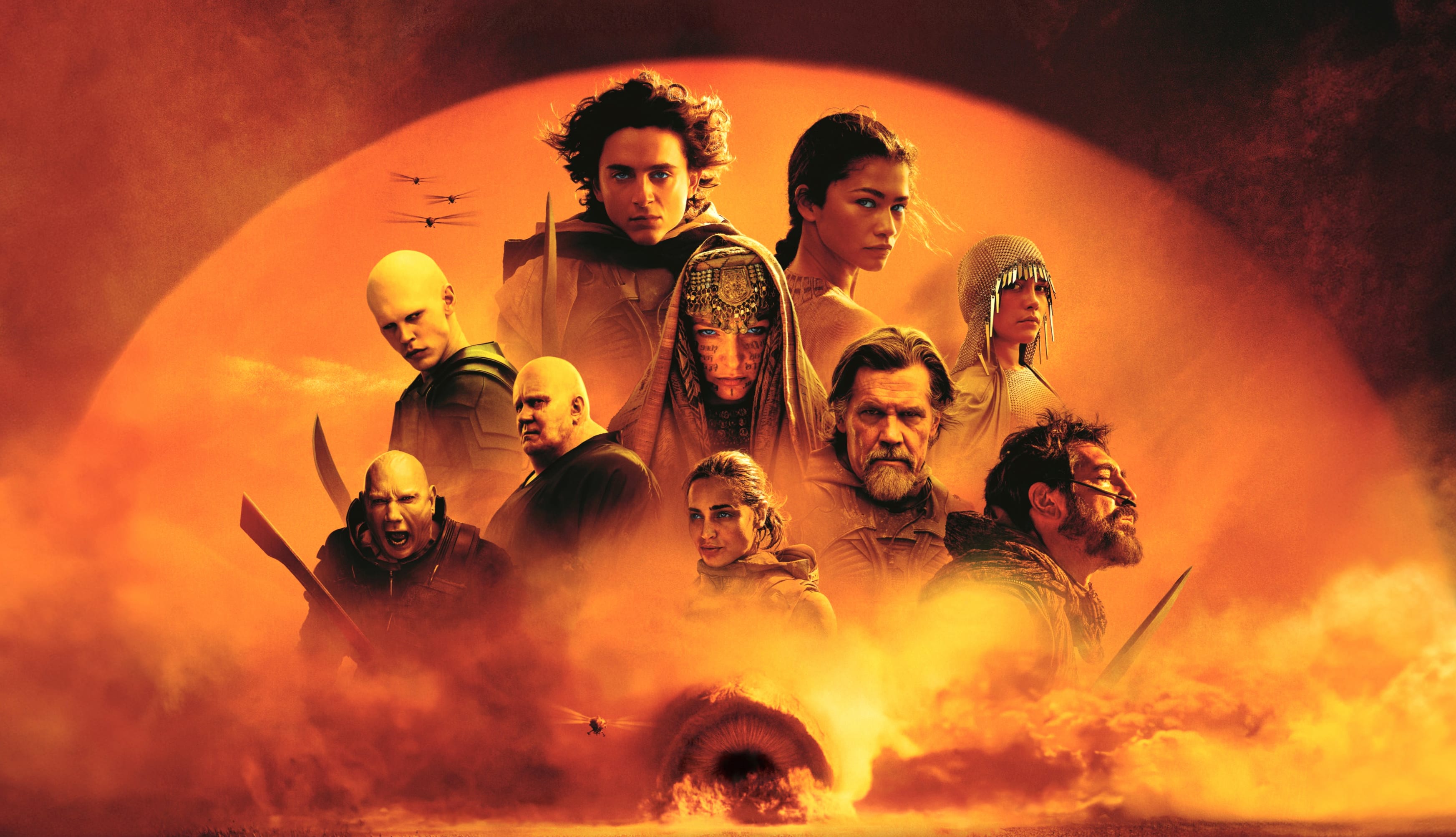 Dune Part Two 8K at 1152 x 864 size wallpapers HD quality