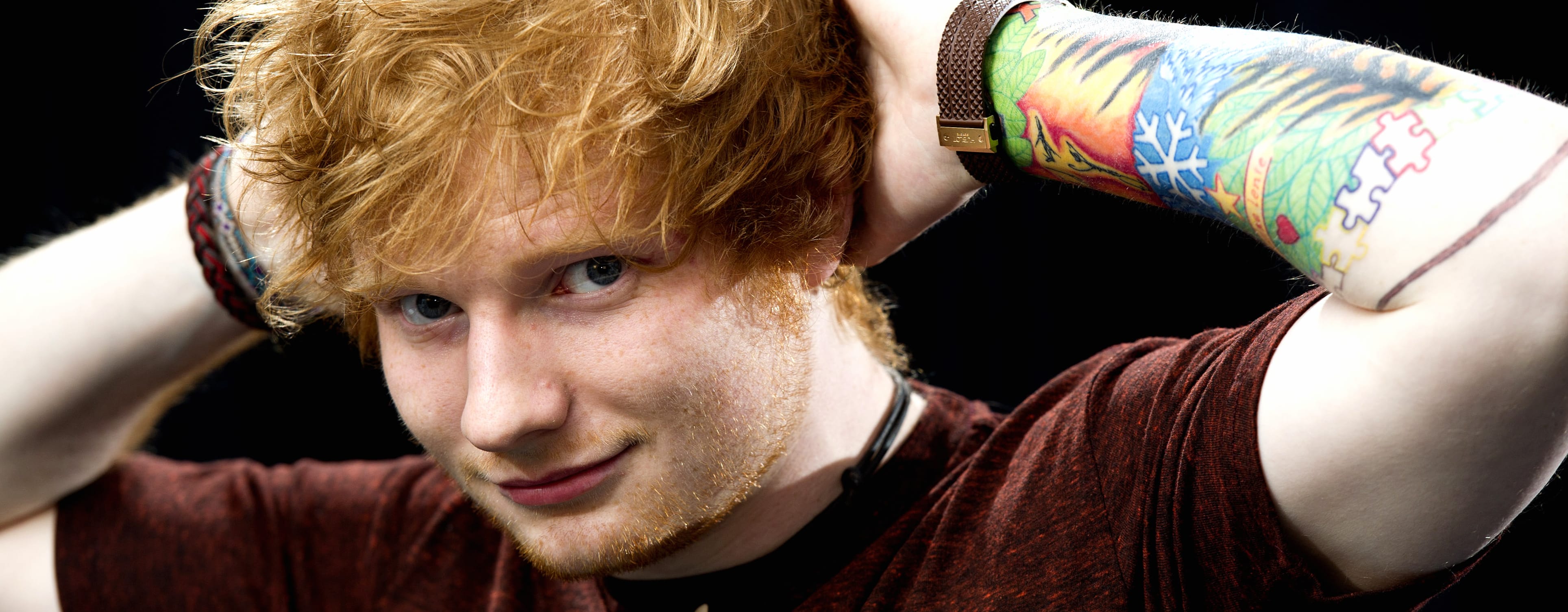 Ed Sheeran Tattooed Singer - HD Music Wallpaper at 1024 x 768 size wallpapers HD quality