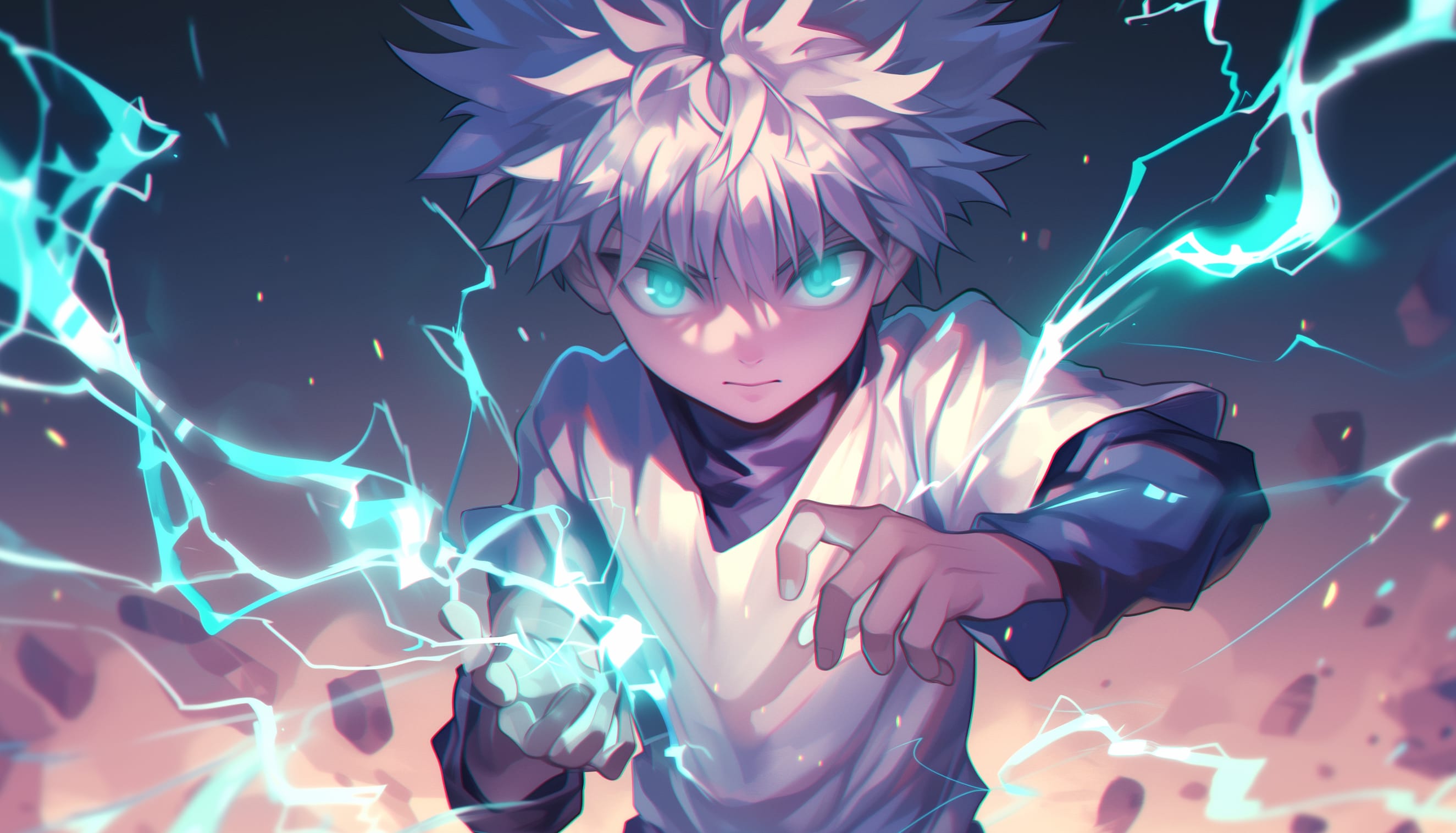 Electrifying Killua Zoldyck - Hunter x Hunter wallpapers HD quality