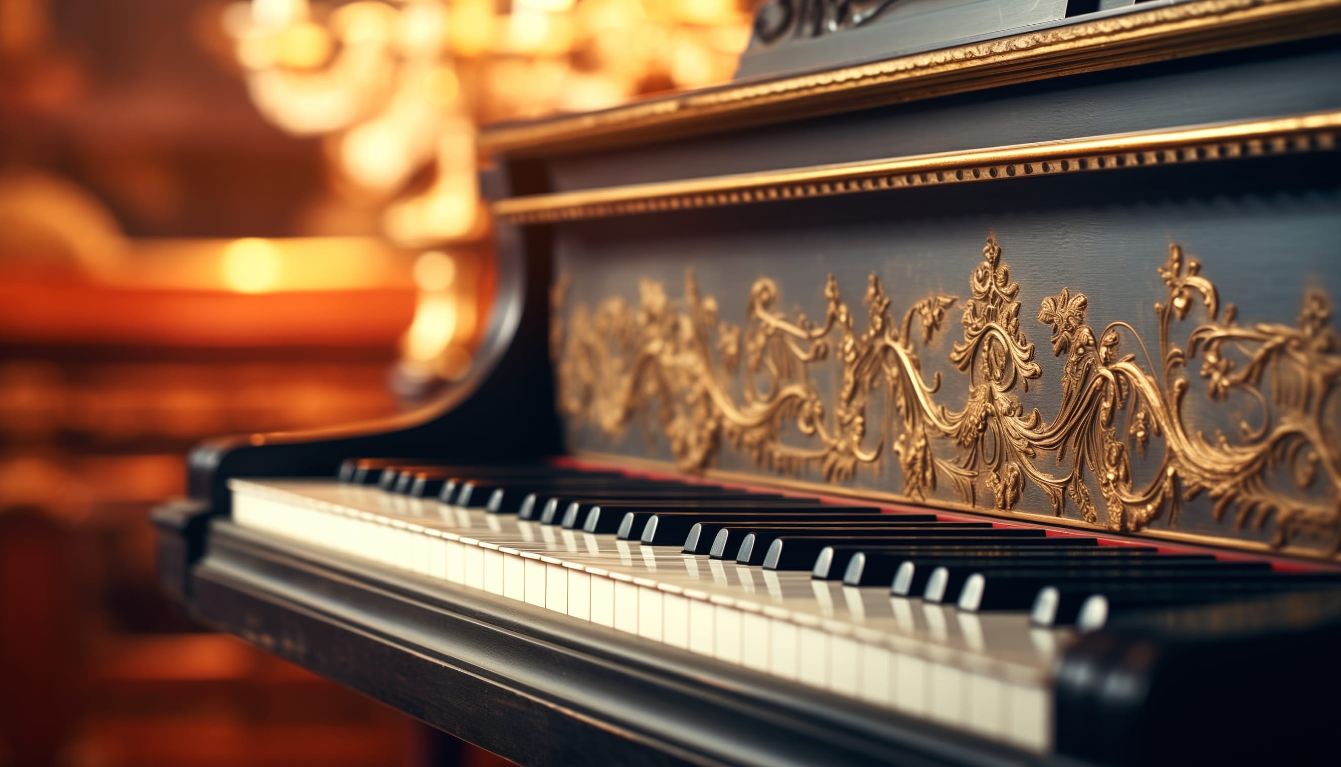 Elegant Grand Piano at 1536 x 864 HD size wallpapers HD quality