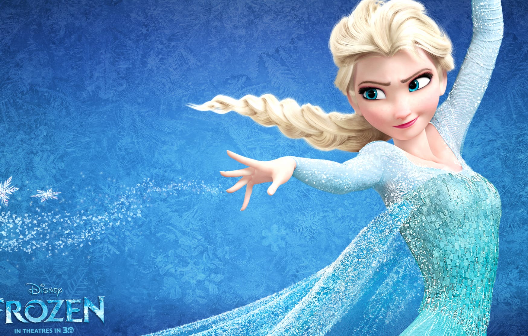 Elsa in Snow Frozen Movie at 2048 x 2048 iPad size wallpapers HD quality