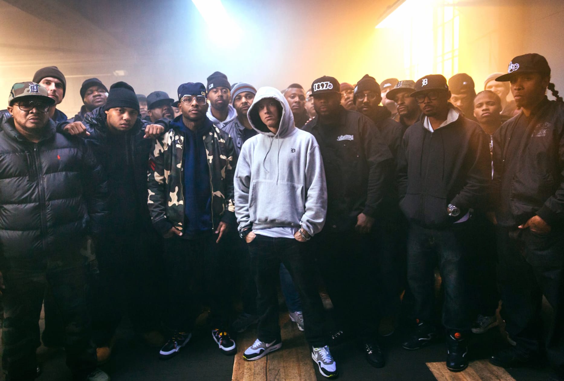 Eminem and Crew Music at 1024 x 1024 iPad size wallpapers HD quality