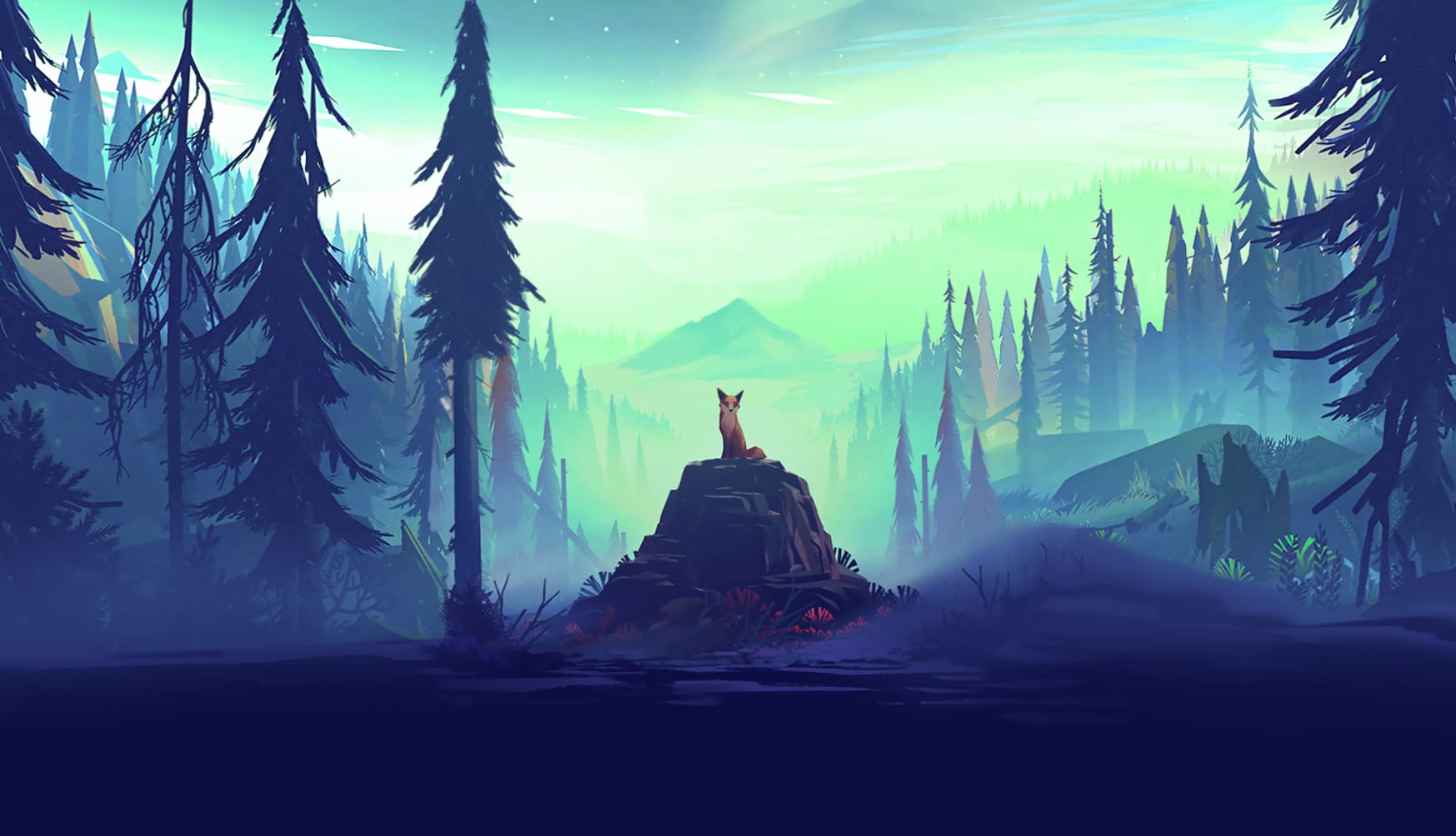 Enchanted Forest Fox - wallpapers HD quality