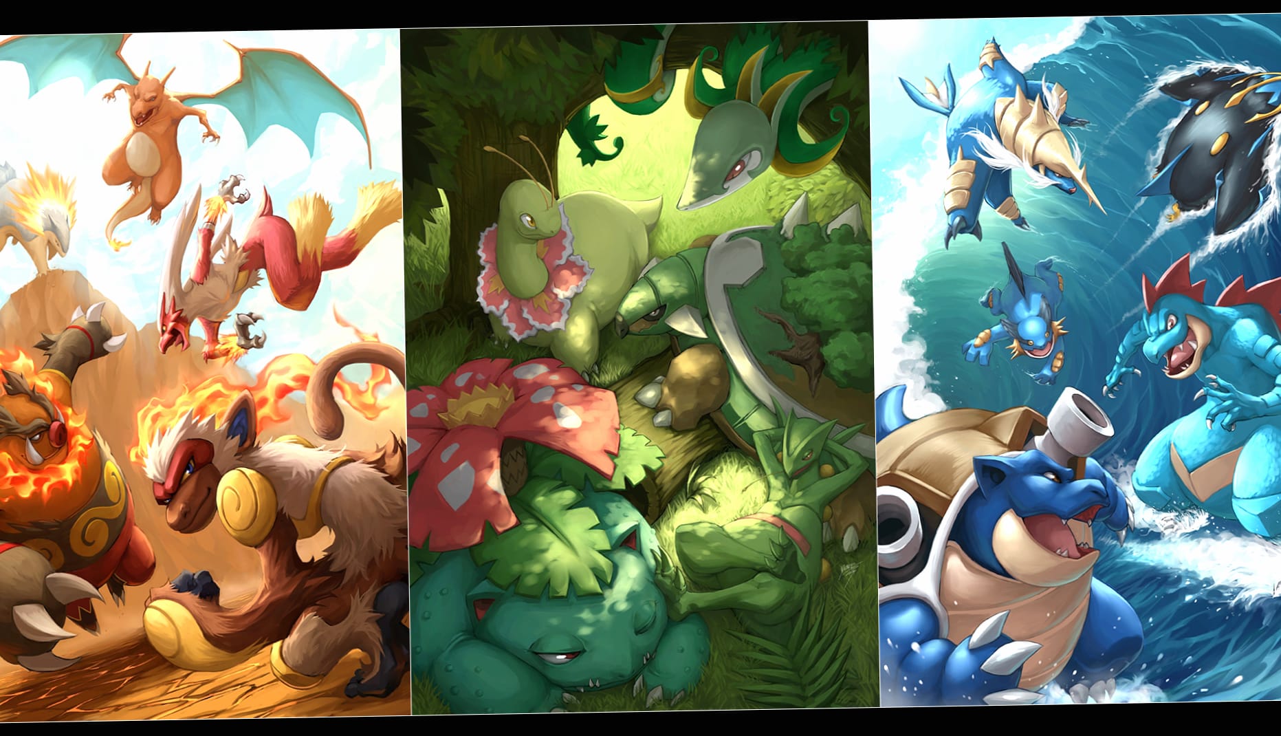 Epic Pokémon Battle wallpapers HD quality