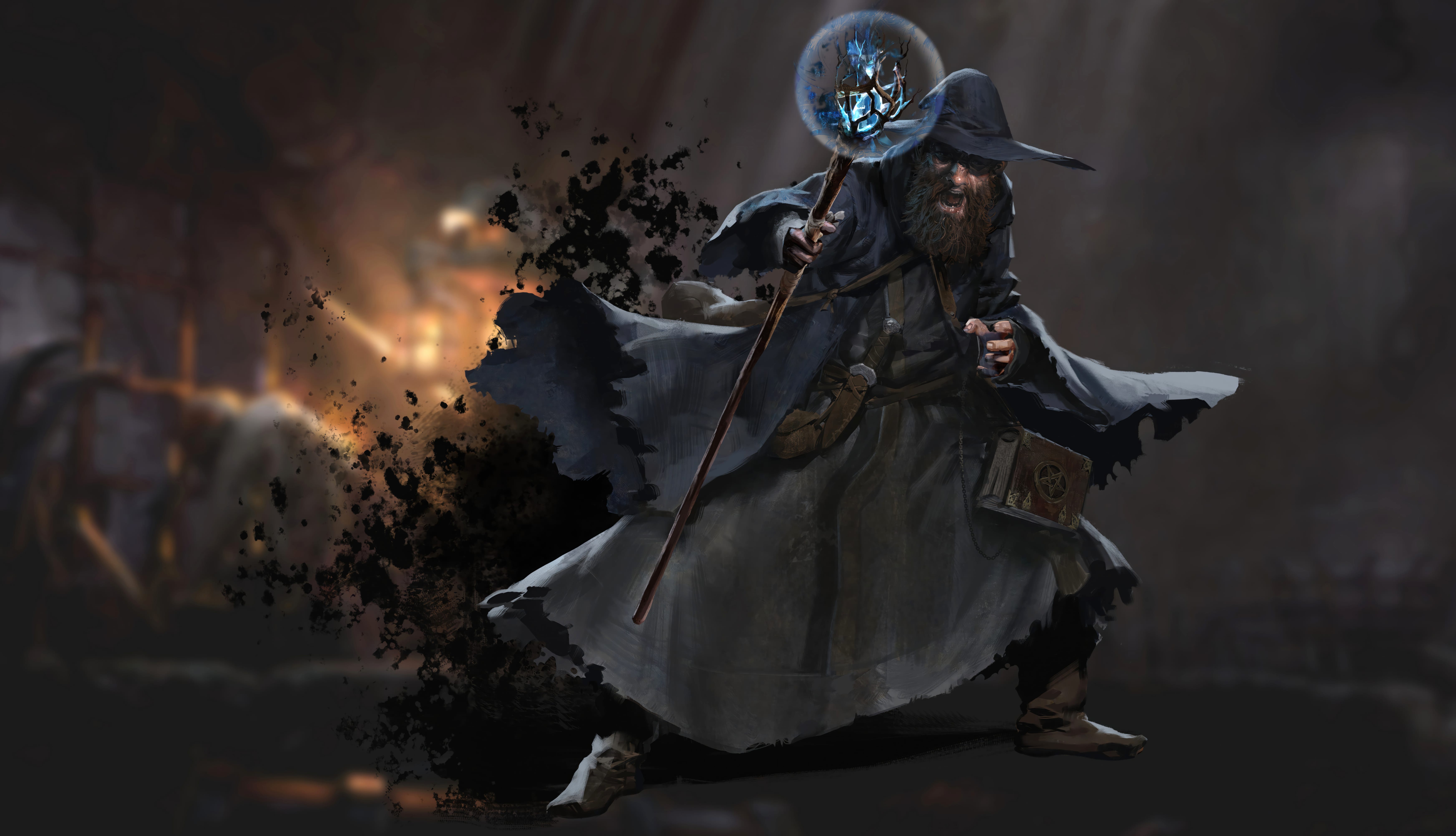 Epic Wizard Duel in 8K Ultra HD - Free! at 750 x 1334 iPhone 6 size wallpapers HD quality