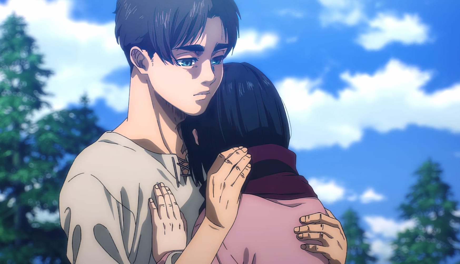 Eren & Mikasa - Embrace the Moment wallpapers HD quality