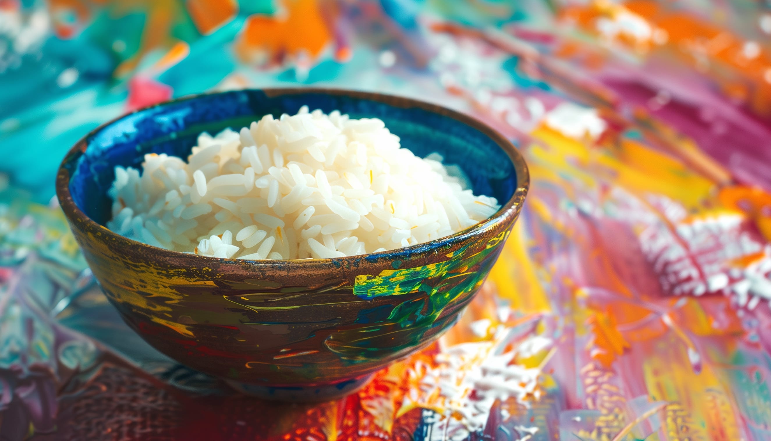 Exquisite Rice Bowl - Culinary Desktop Background wallpapers HD quality