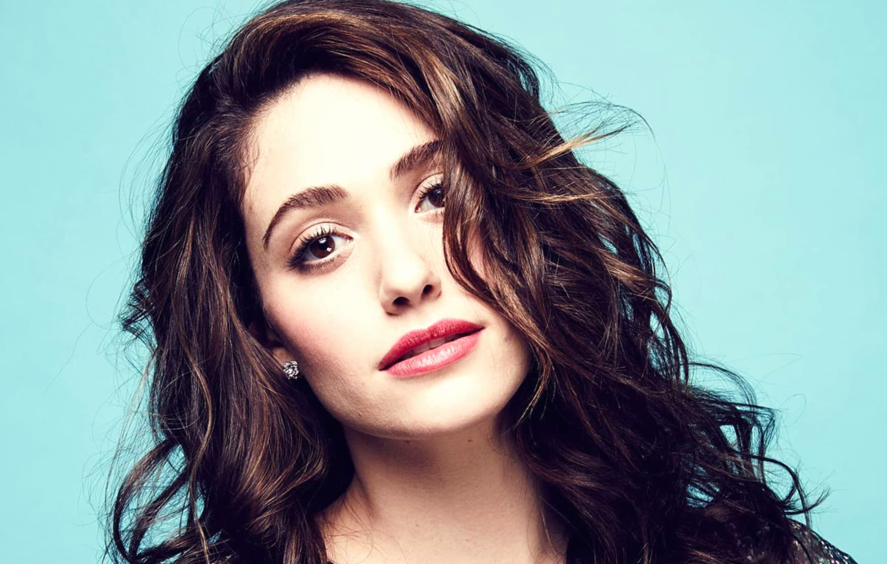 Face Brown Eyes Brunette Actress Celebrity Emmy Rossum wallpapers HD quality