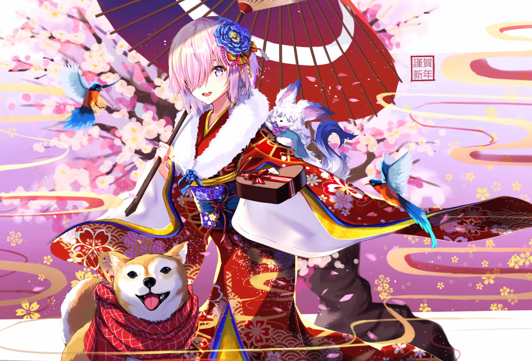 FateGrand Order Cherry Blossom wallpapers HD quality