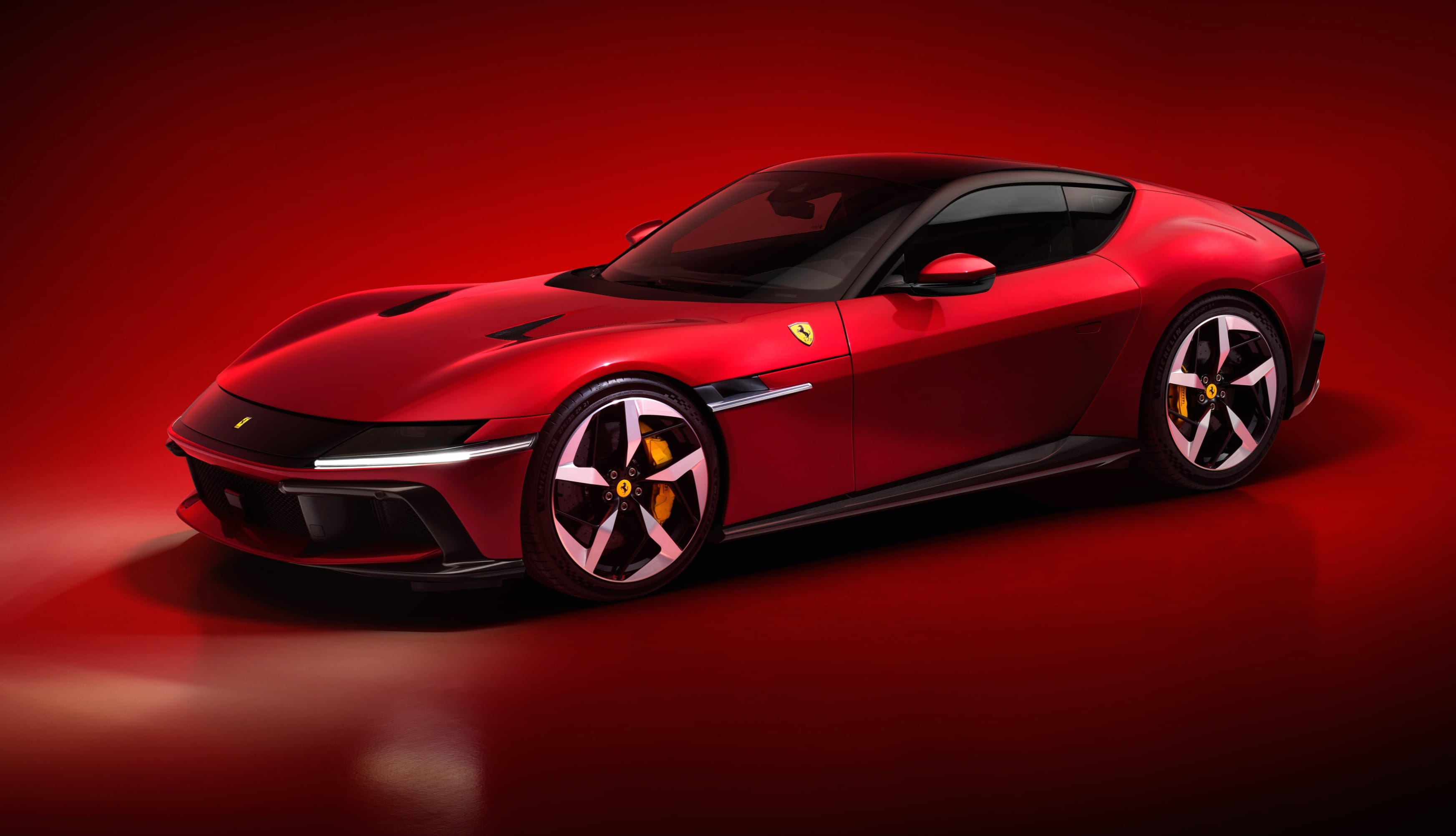 Ferrari 12Cilindri Red aesthetic at 1152 x 864 size wallpapers HD quality