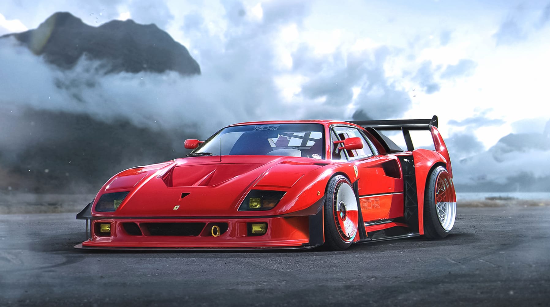 Ferrari F40 A Stunning Supercar Delight wallpapers HD quality